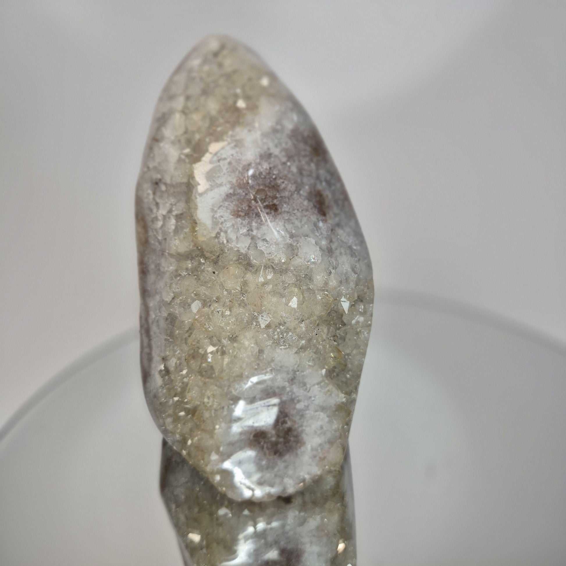 Rare Uruguay Citrine with Pink Stalactite Eyes & Pink Banding - Natural Collector Specimen, High Grade Crystal Display Crystal Hoarder