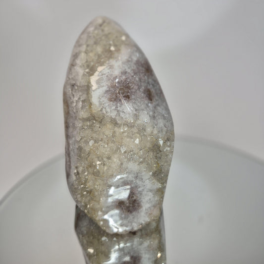 Rare Uruguay Citrine with Pink Stalactite Eyes & Pink Banding - Natural Collector Specimen, High Grade Crystal Display Crystal Hoarder
