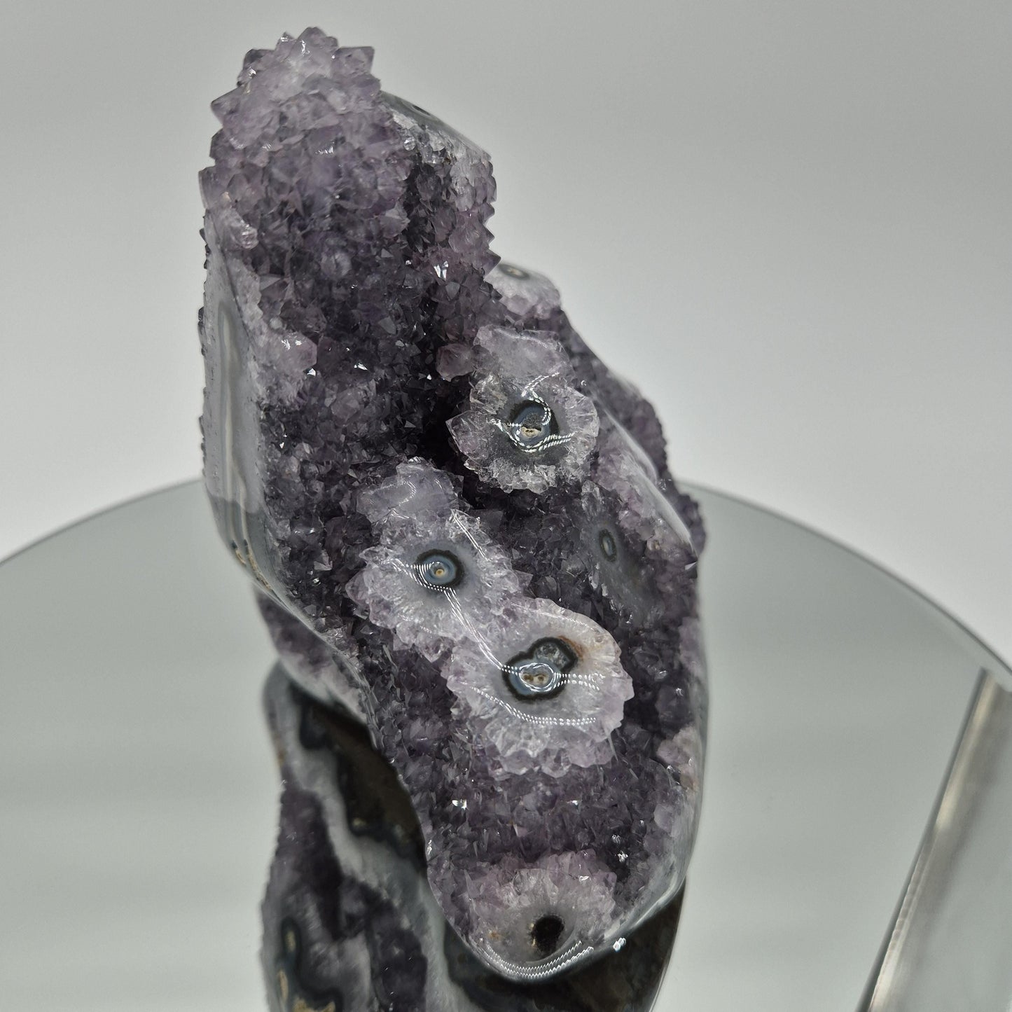 Super Rare AAA+ Amethyst Stalactite Eyes Mountain  Druzy Formation - Brazil - 5.7 lbs Crystal Hoarder