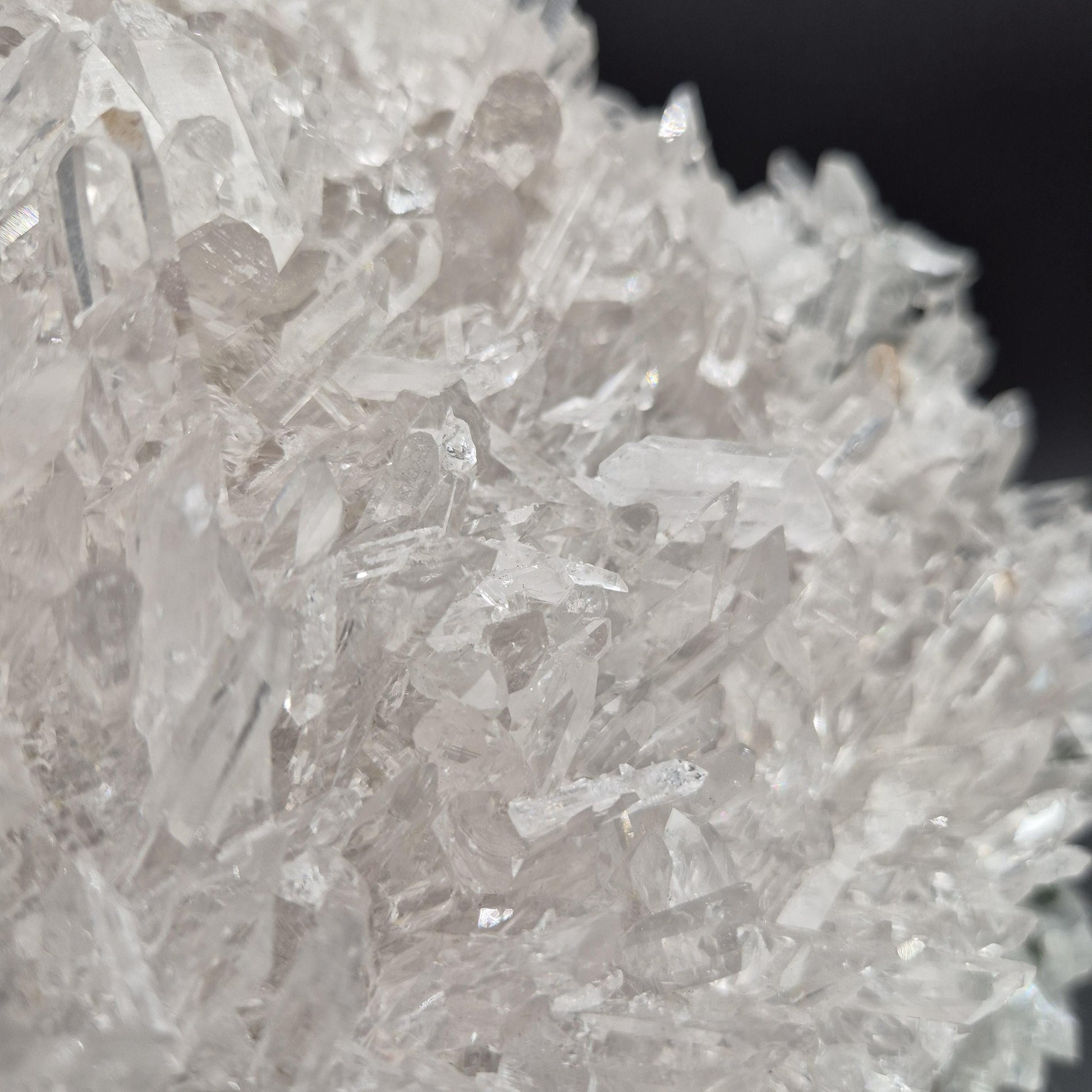 AAA+ Huge Lemurian Quartz Cluster Water Clear Points 10x8x6 10.75 lbs Colombia Crystal Hoarder