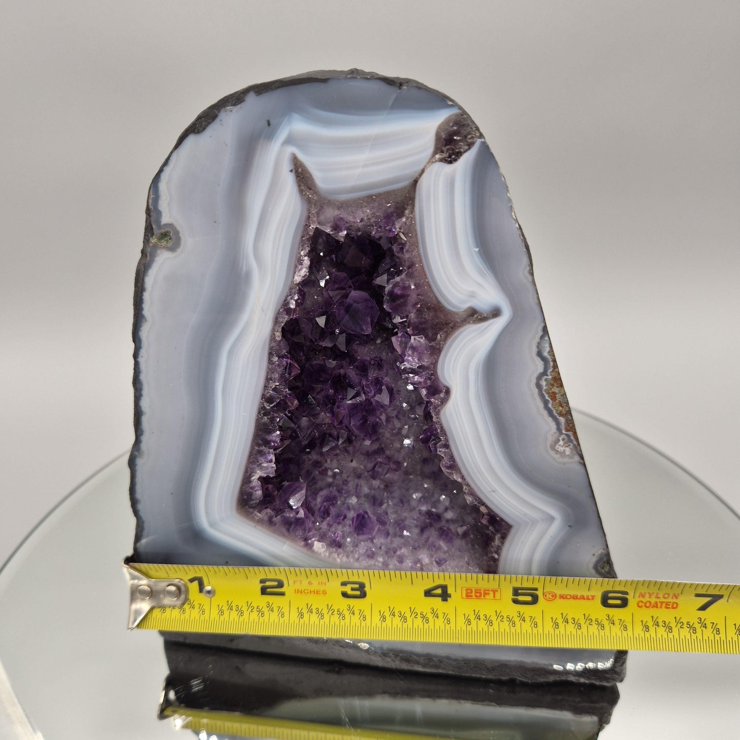 Rare Multi-Color Amethyst Cathedral - Brazilian Amethyst Geode - Natural Crystal Display Crystal Hoarder
