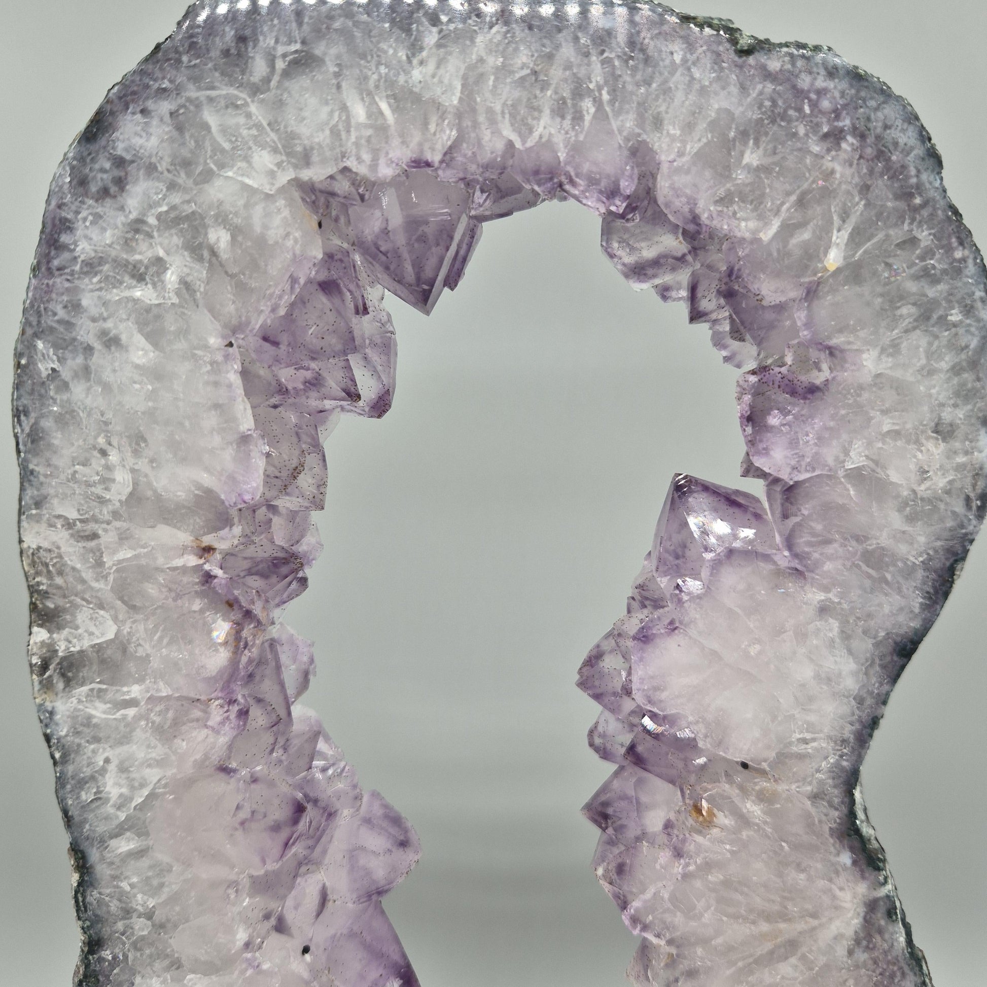 Amethyst Portal from Brazil - 12.5in Tall Natural Amethyst Crystal Portal  4.04 lb Crystal Hoarder