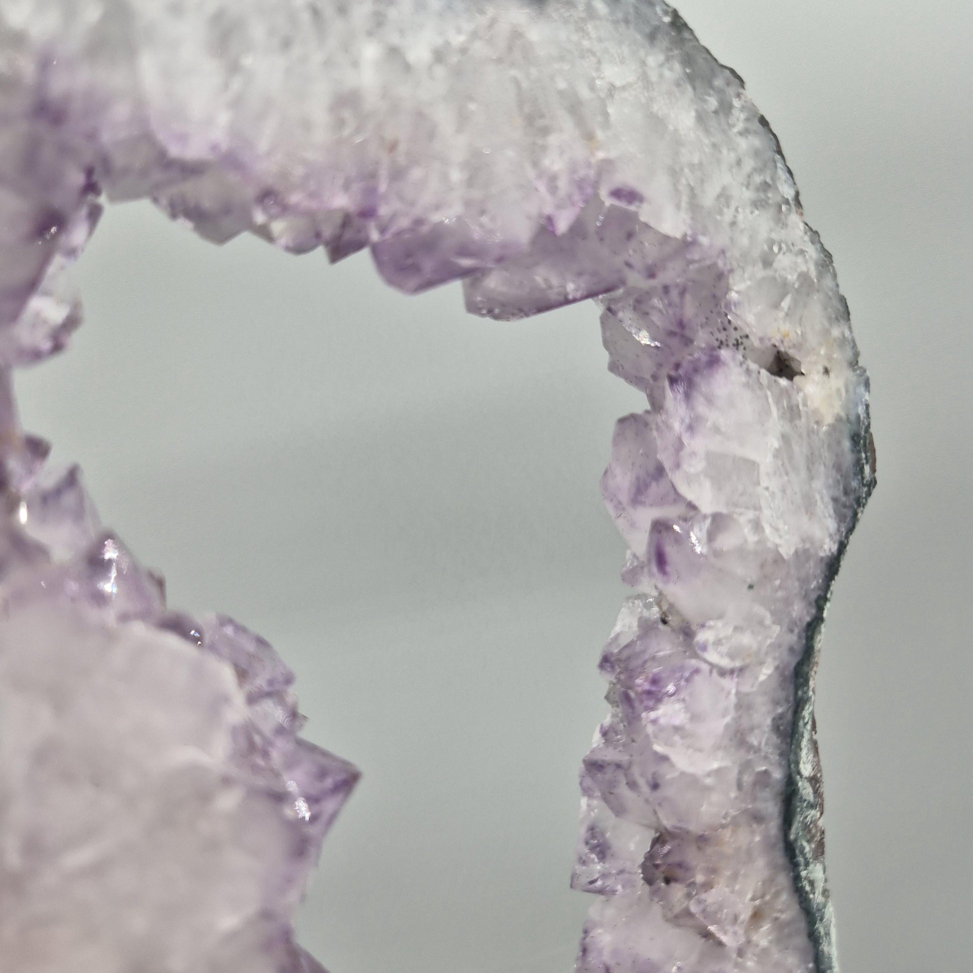 Amethyst Portal from Brazil - 15in Tall Natural Amethyst Crystal Portal  with Stalactite Flower Formation  5.45 lb Crystal Hoarder