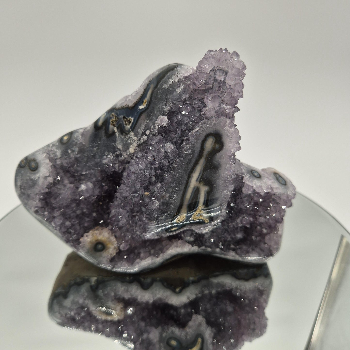 Super Rare AAA+ Amethyst Stalactite Eyes Mountain  Druzy Formation - Brazil - 5.7 lbs Crystal Hoarder