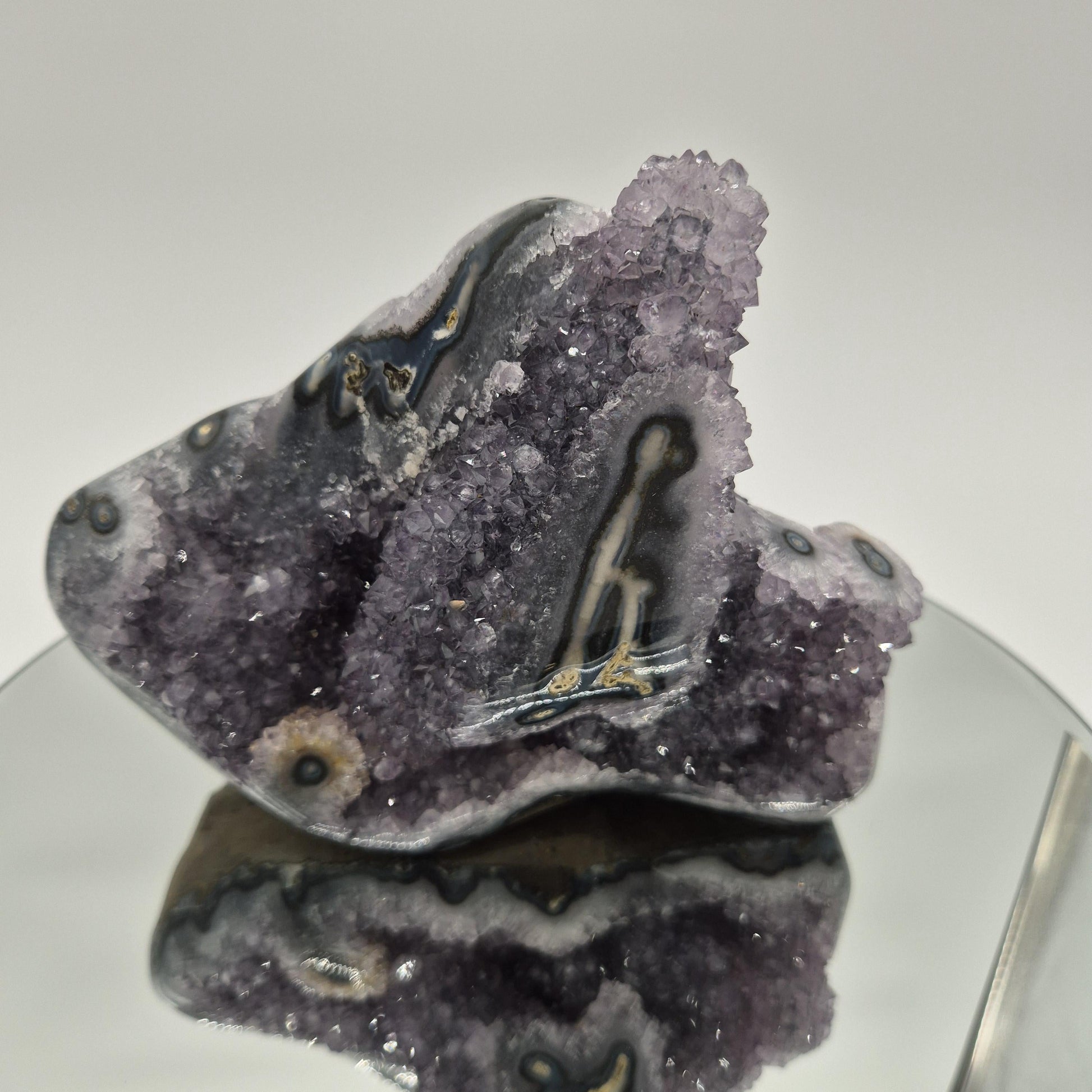 Super Rare AAA+ Amethyst Stalactite Eyes Mountain  Druzy Formation - Brazil - 5.7 lbs Crystal Hoarder
