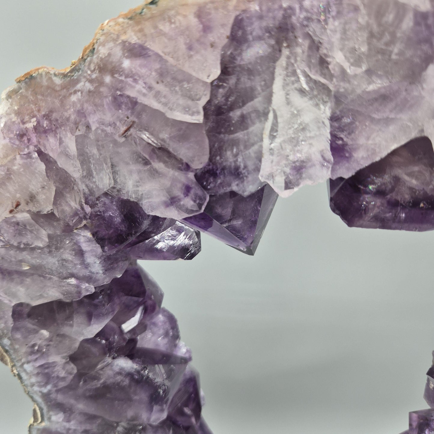 Super Unique Amethyst Portal - 17 x 9.5in, 10.29 lbs - Phantom Dark Crystal from Brazil Crystal Hoarder