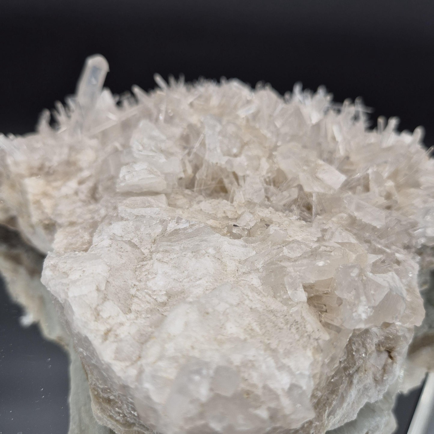 Huge Water Clear Needle Lemurian Quartz Cluster - Colombia - 8.72 lbs - 10 x 9in - Collector Grade Crystal Hoarder