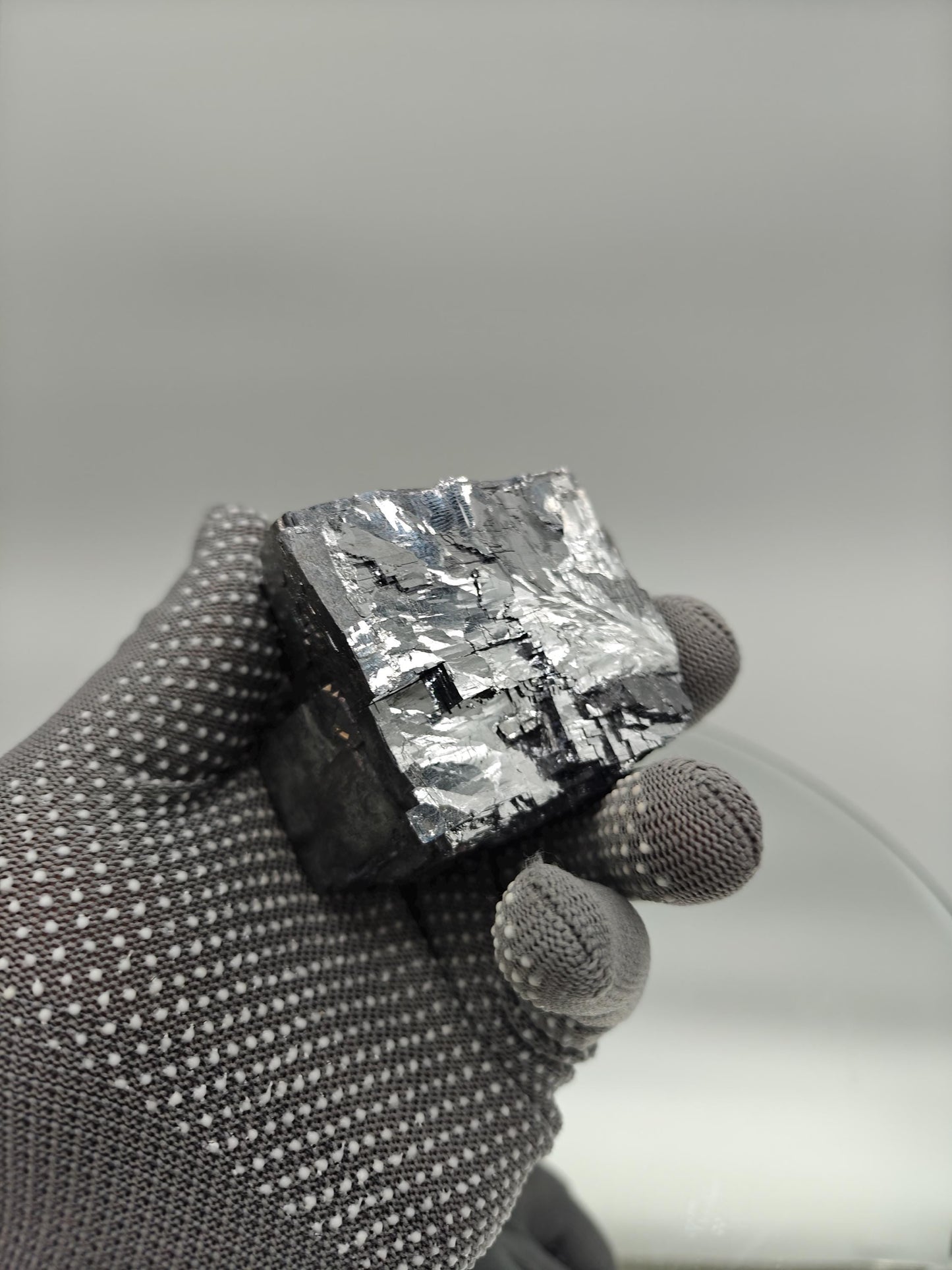Huge Shiny Stepped Galena Crystal | Missouri Mineral Specimen | Metallic Cubic Formation | Collector Display Piece | 2.39 lbs Crystal Hoarder