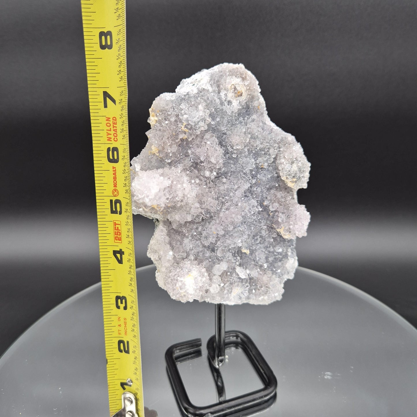 Rare Amethyst Zeolite with Stalactite Formation | 7.5 x 4in | 1.26 lb Amethyst Flower | Unique Crystal Specimen Crystal Hoarder