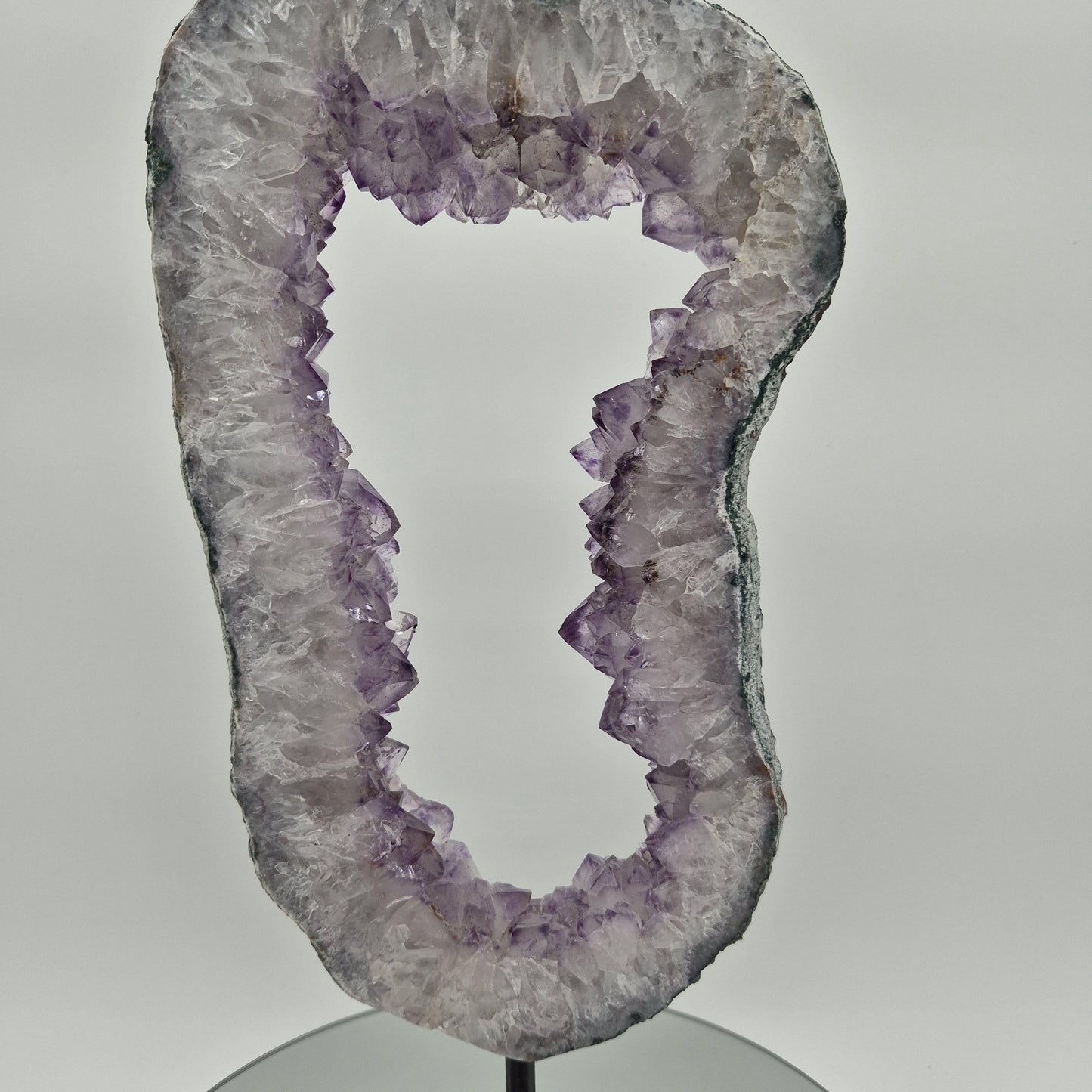 Amethyst Portal from Brazil - 16in Tall Natural Amethyst Crystal Portal | 7.14 lb Amethyst Specimen Crystal Hoarder