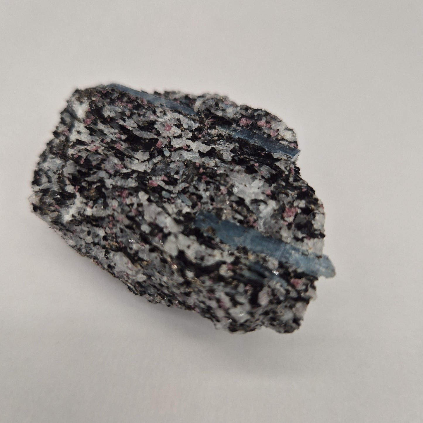 AAA+ Biotite Mica with Blue Kyanite & Garnet | Khit Ostrov, Russia | Natural Mineral Specimen | 2.88 oz Crystal Hoarder