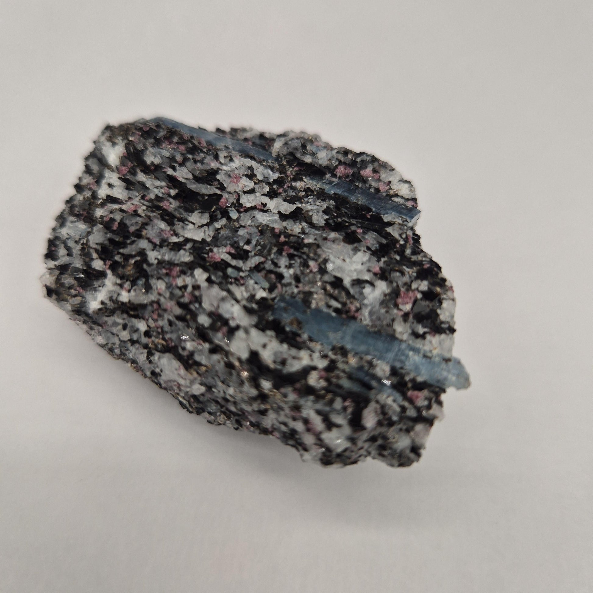 AAA+ Biotite Mica with Blue Kyanite & Garnet | Khit Ostrov, Russia | Natural Mineral Specimen | 2.88 oz Crystal Hoarder