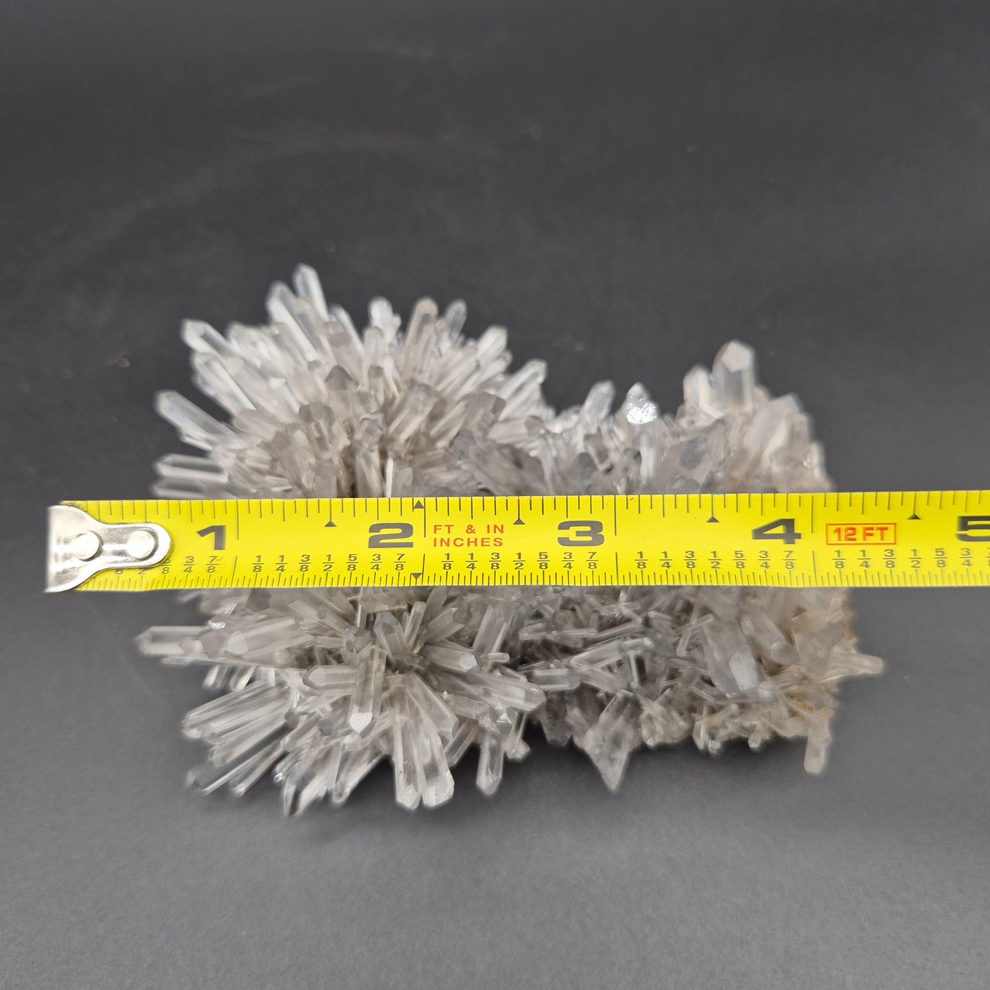 Rare DOW Chrysanthemum Lemurian Quartz Cluster with Pyrite Colombia 0.81 lbs Crystal Hoarder Crystal Hoarder