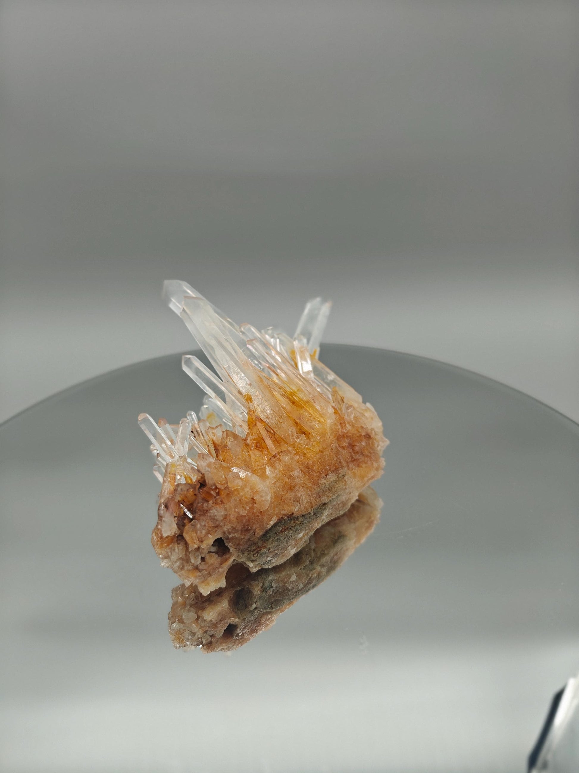 AAA+ Blue Smoke Golden Healer Lemurian Needle Cluster - Milton Mine, Colombia - 5 x 5in - 13.1 oz - Rare Crystal Specimen Crystal Hoarder