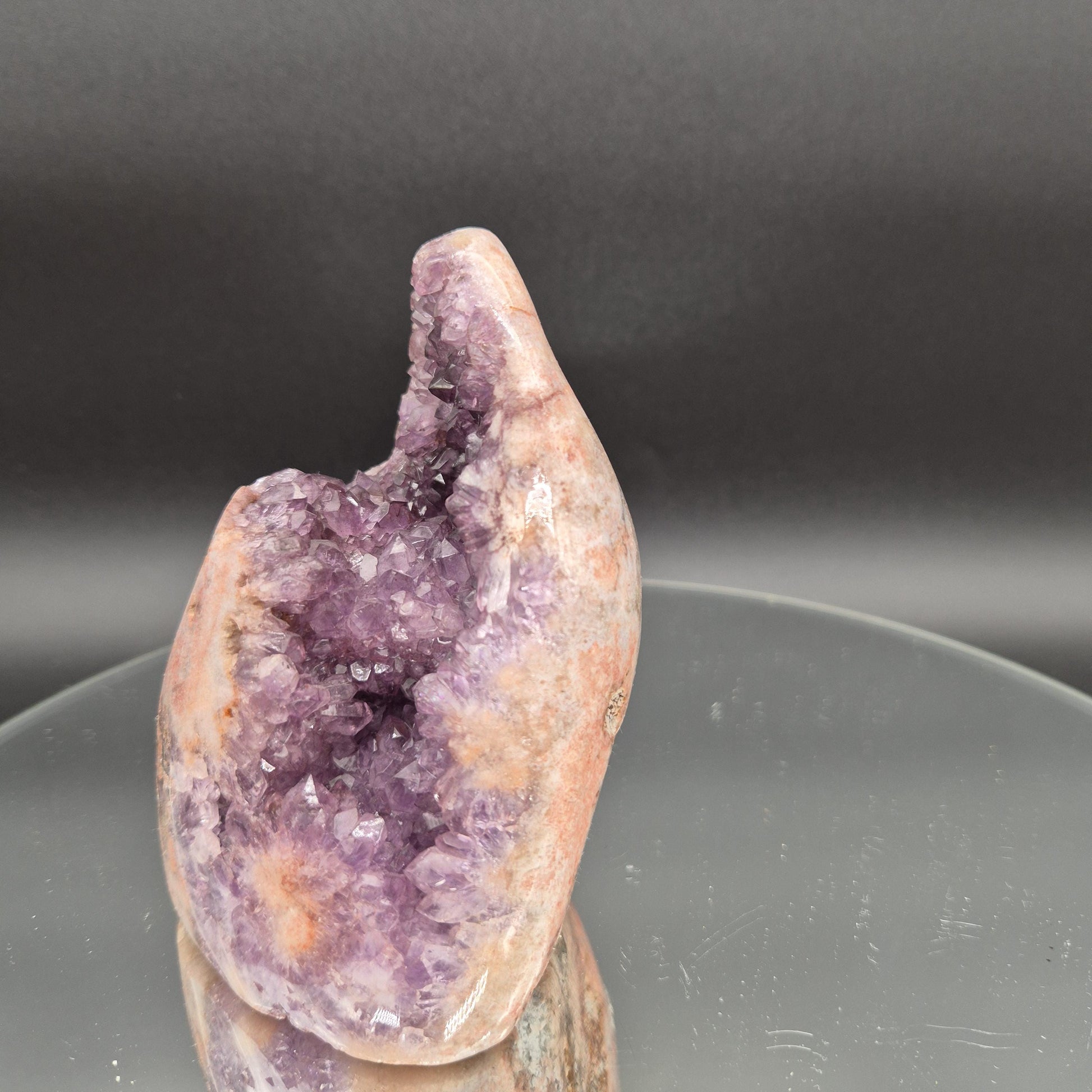 AAA+ Rare Bi-Color Purple Pink Amethyst Freeform Brazil 1.84 lbs 4.5x3.5x3 Collector Crystal Crystal Hoarder