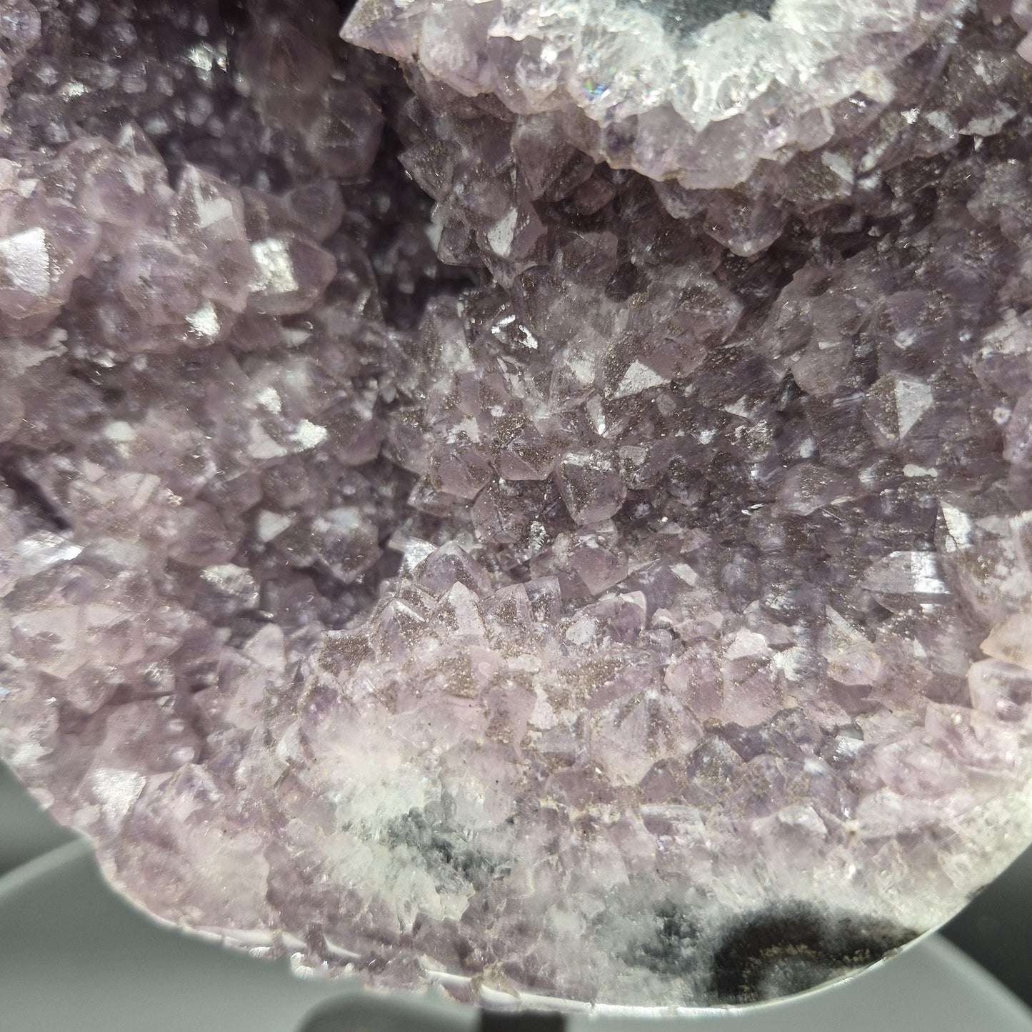 AAA+ Uruguay Amethyst Freeform with Stalactite Eye - 5.7 lbs - 11 x 6in - Druzy Quartz - One of a Kind Statement Piece Crystal Hoarder