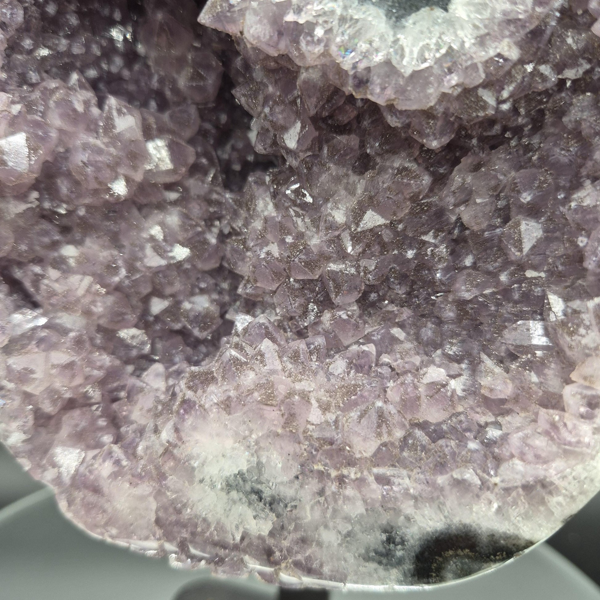 AAA+ Uruguay Amethyst Freeform with Stalactite Eye - 5.7 lbs - 11 x 6in - Druzy Quartz - One of a Kind Statement Piece Crystal Hoarder
