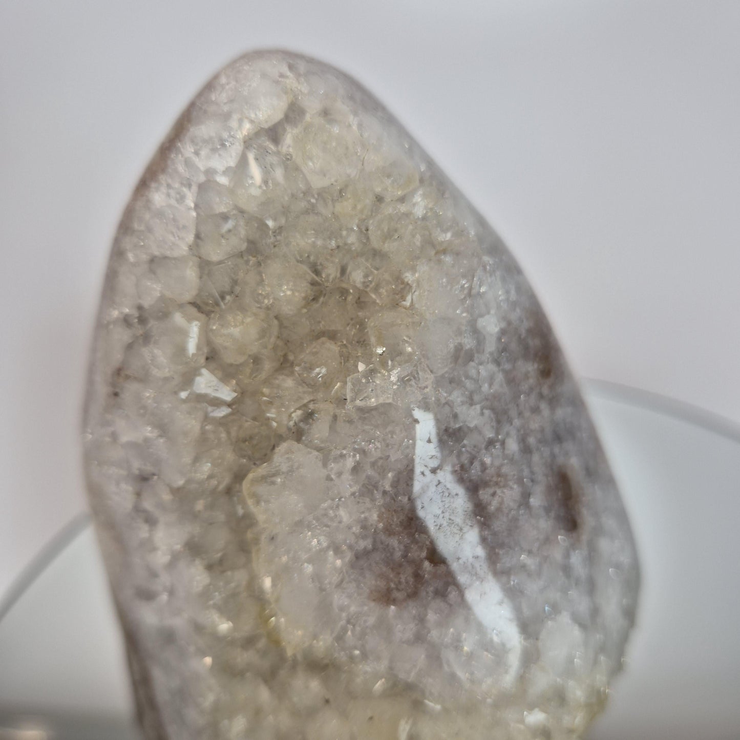 Rare Uruguay Citrine with Pink Stalactite Eyes & Pink Banding - Natural Collector Specimen, High Grade Crystal Display Crystal Hoarder