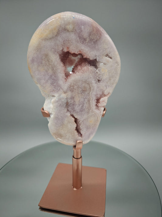 Druzy Pink Amethyst Slab - Brazilian Pink Amethyst Crystal Display - Natural Sparkling Crystal - 10.5 x 5in - 2.47 lbs Crystal Hoarder