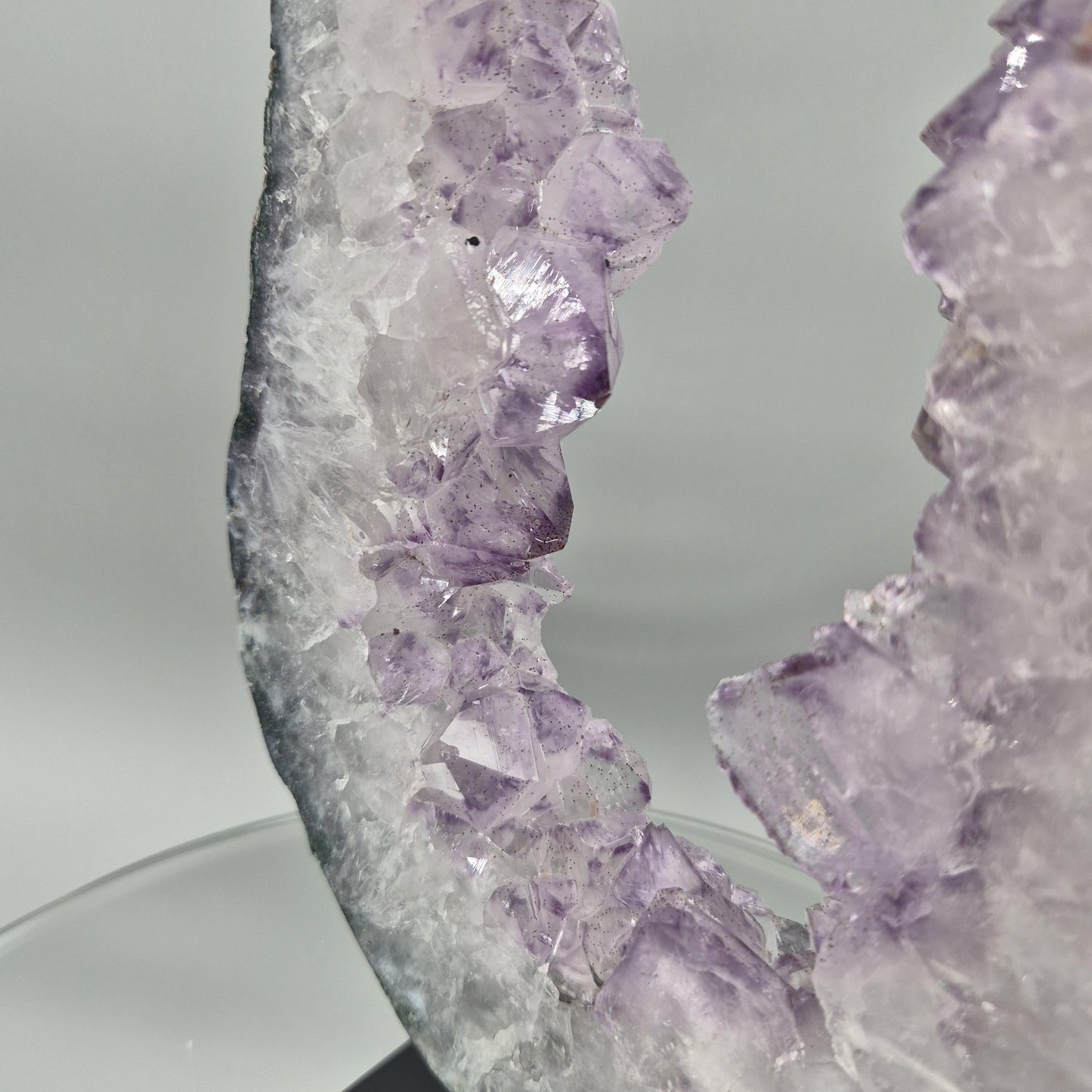 Amethyst Portal from Brazil - 12.5in Tall Natural Amethyst Crystal Portal  4.04 lb Crystal Hoarder