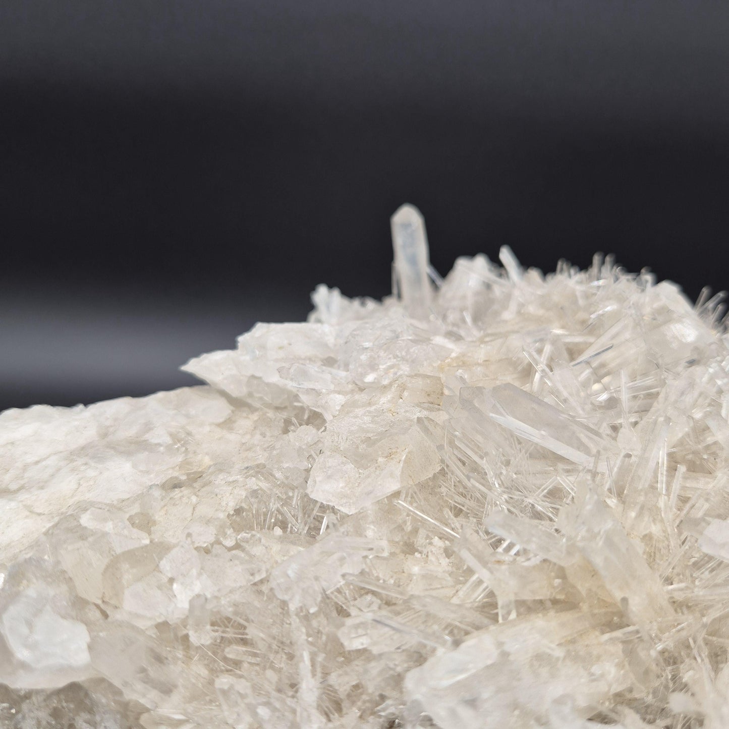 Huge Water Clear Needle Lemurian Quartz Cluster - Colombia - 8.72 lbs - 10 x 9in - Collector Grade Crystal Hoarder