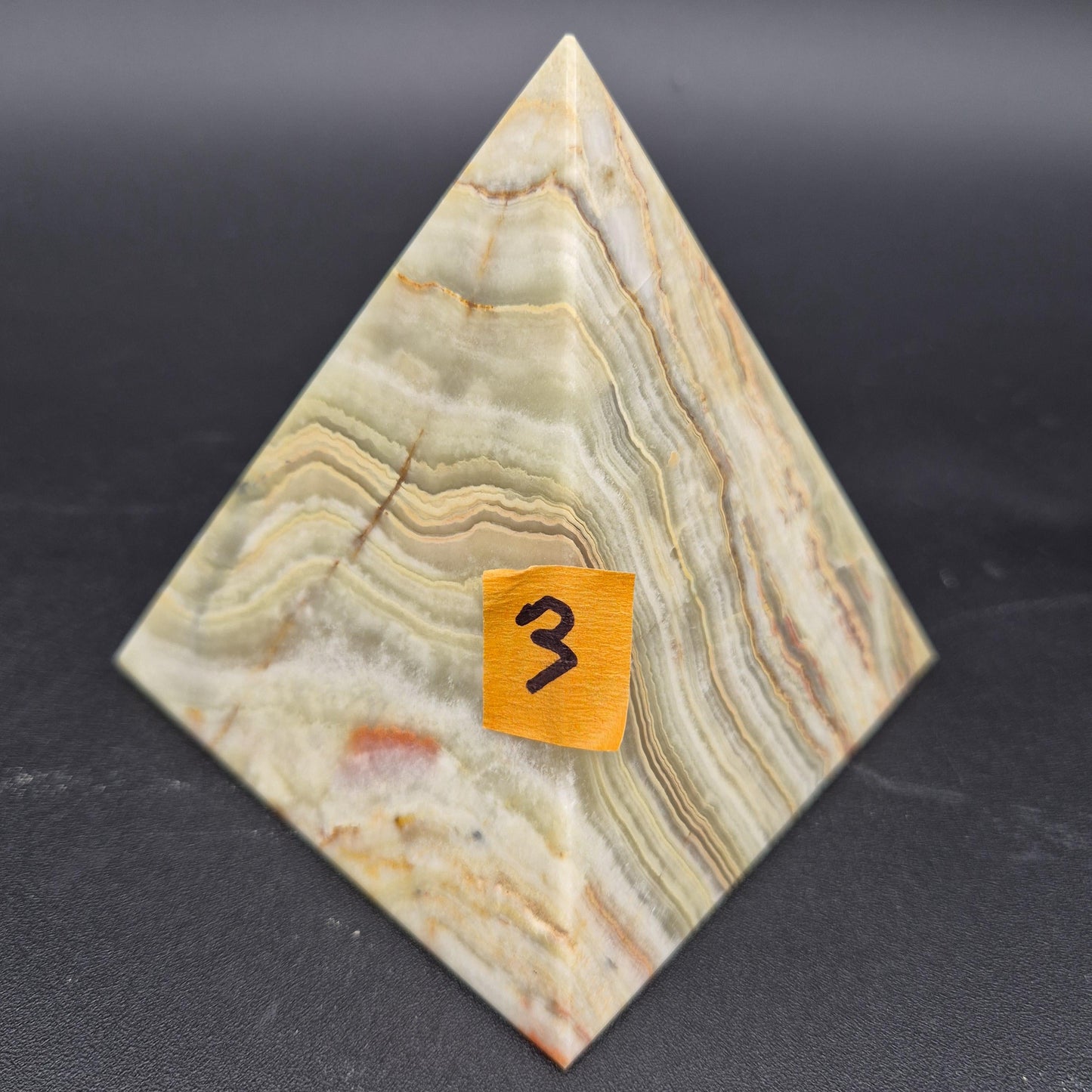 4 Inch Polished Green Onyx Pyramid | Green Onyx Decor | Crystal Pyramid | 2 lbs | Choose 1 of 4 Crystal Hoarder
