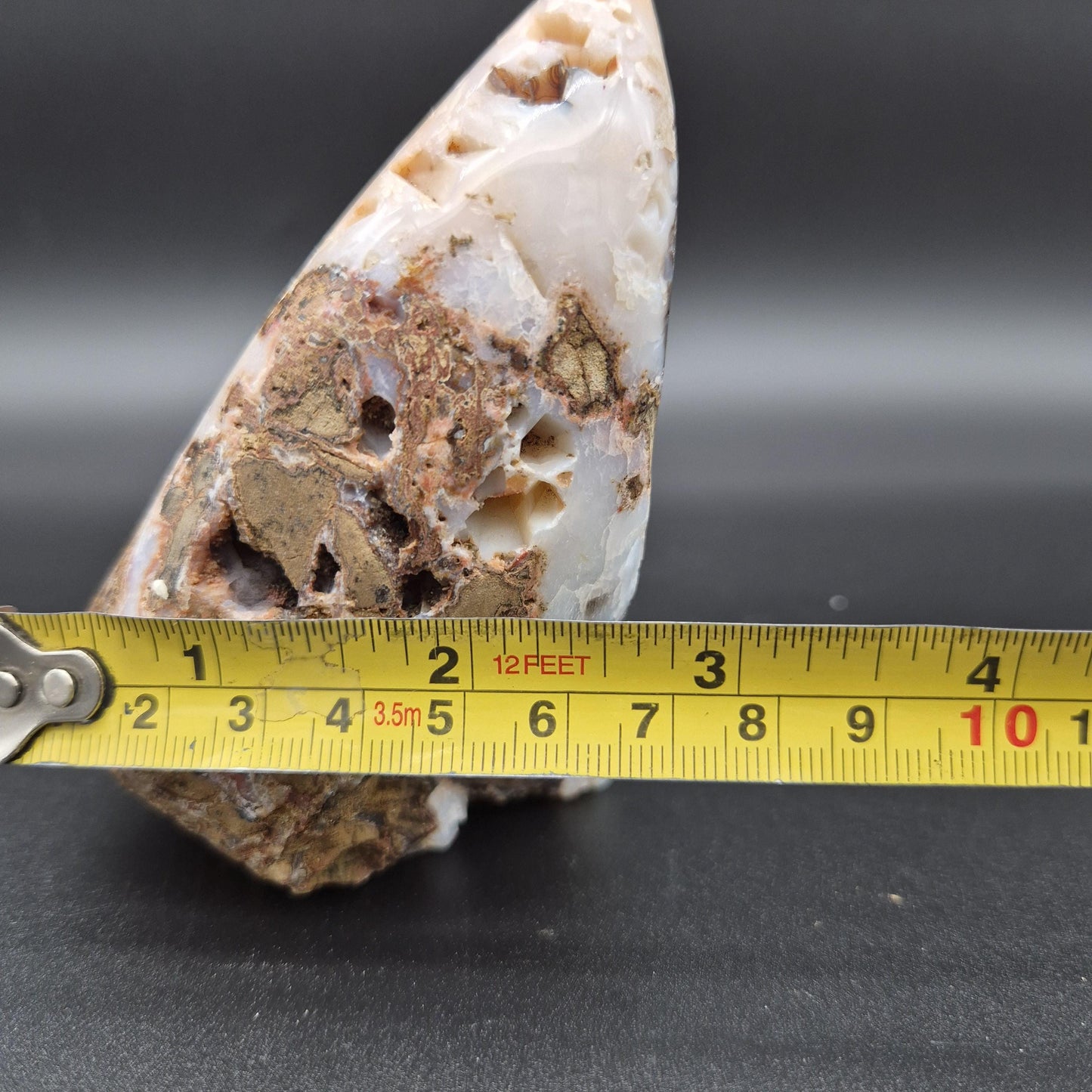Super Rare Light Citrine Quartz Pink Blue Purple Black Agate Uruguay 1.14 lbs Crystal Hoarder