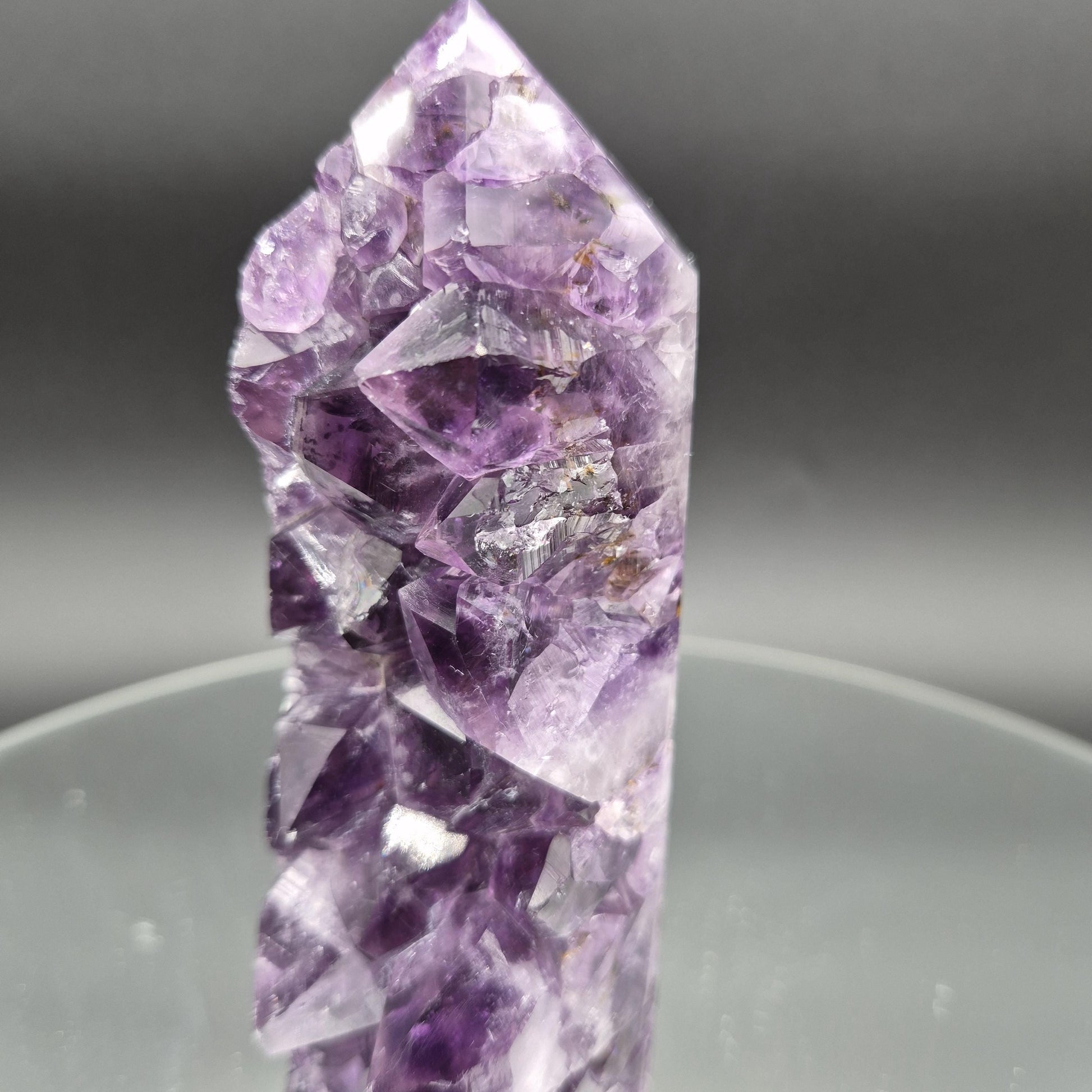 5.5 x 2 in AAA+ Raw Amethyst Tower - Brazil - 1.13 lbs - High-Quality Natural Purple Quartz Specimen - Collector Crystal Crystal Hoarder