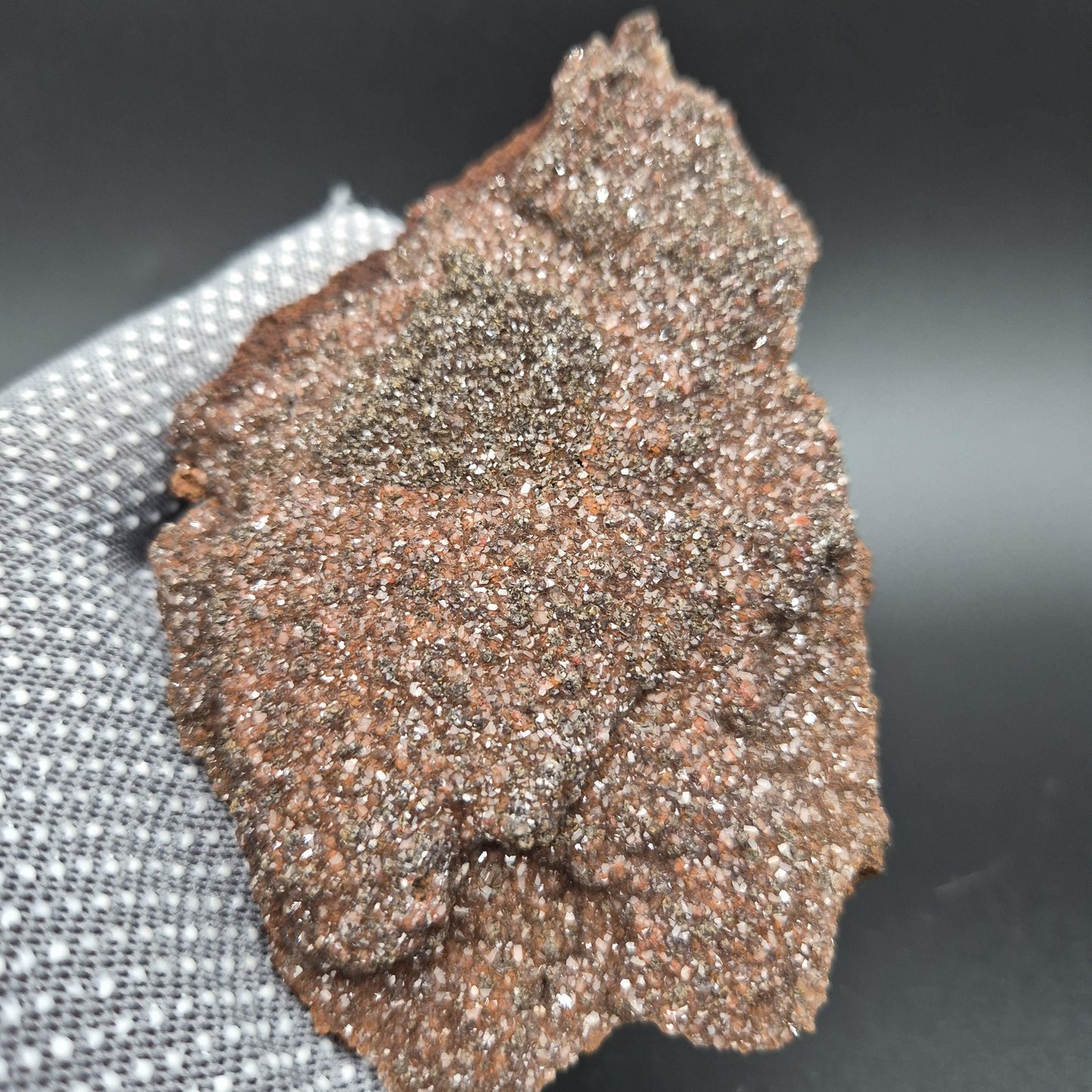 Rare AAA+ Red Sugar Diamond Calcite Crystal | Potosi Mine Mexico | 4.32 oz Crystal Hoarder