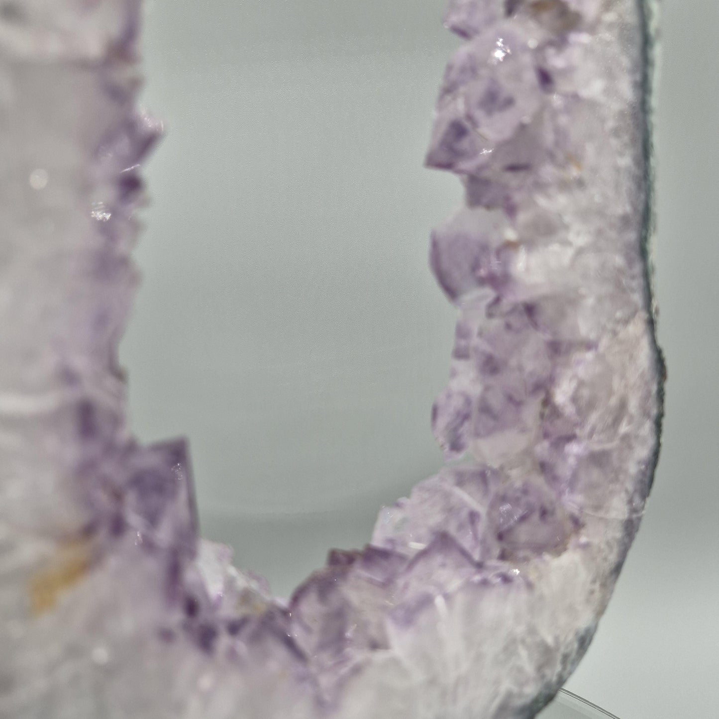 Amethyst Portal from Brazil - 15in Tall Natural Amethyst Crystal Portal  with Stalactite Flower Formation  5.45 lb Crystal Hoarder