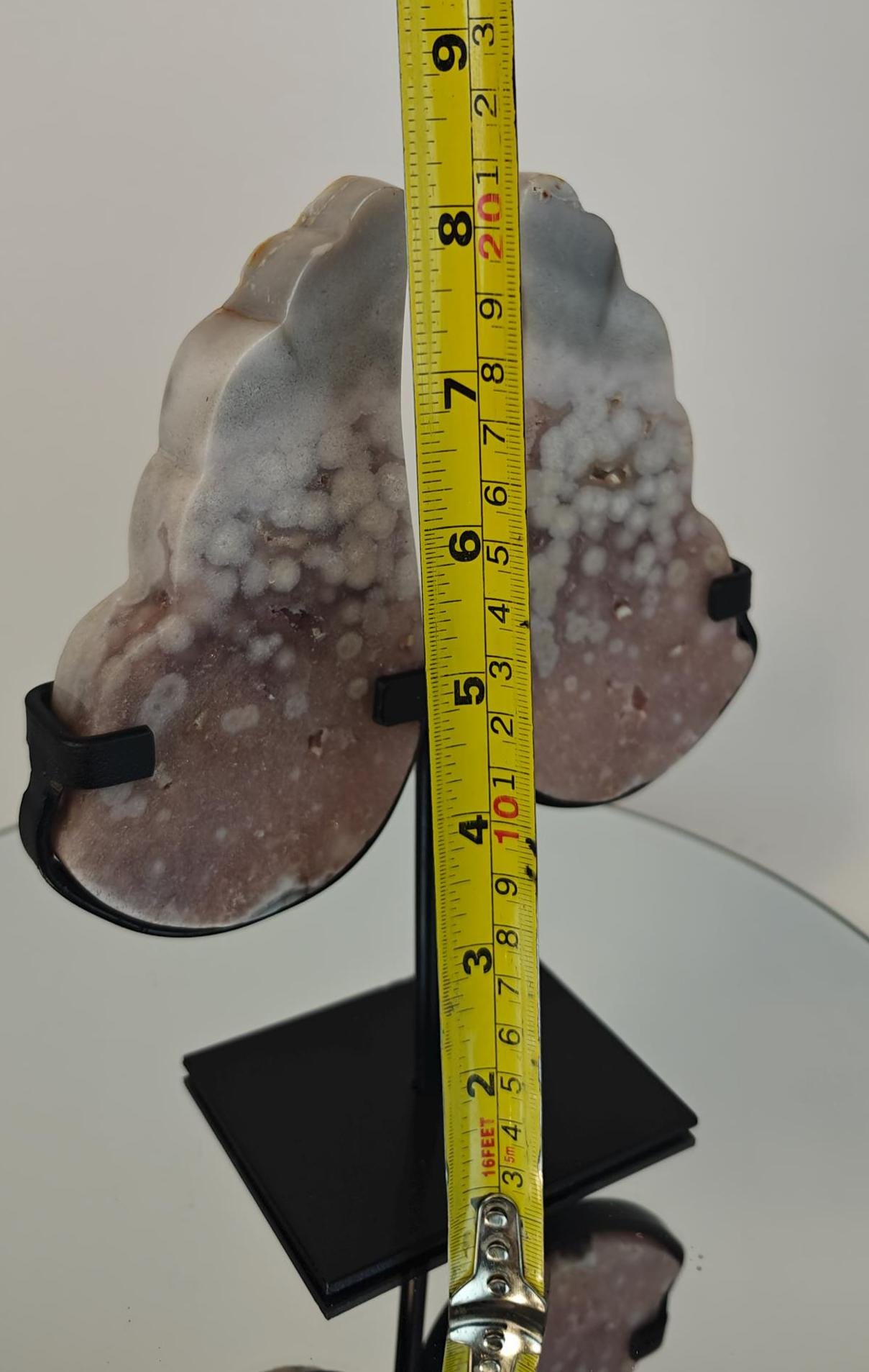 Pink Amethyst Angel Wings 8in Crystal Hoarder