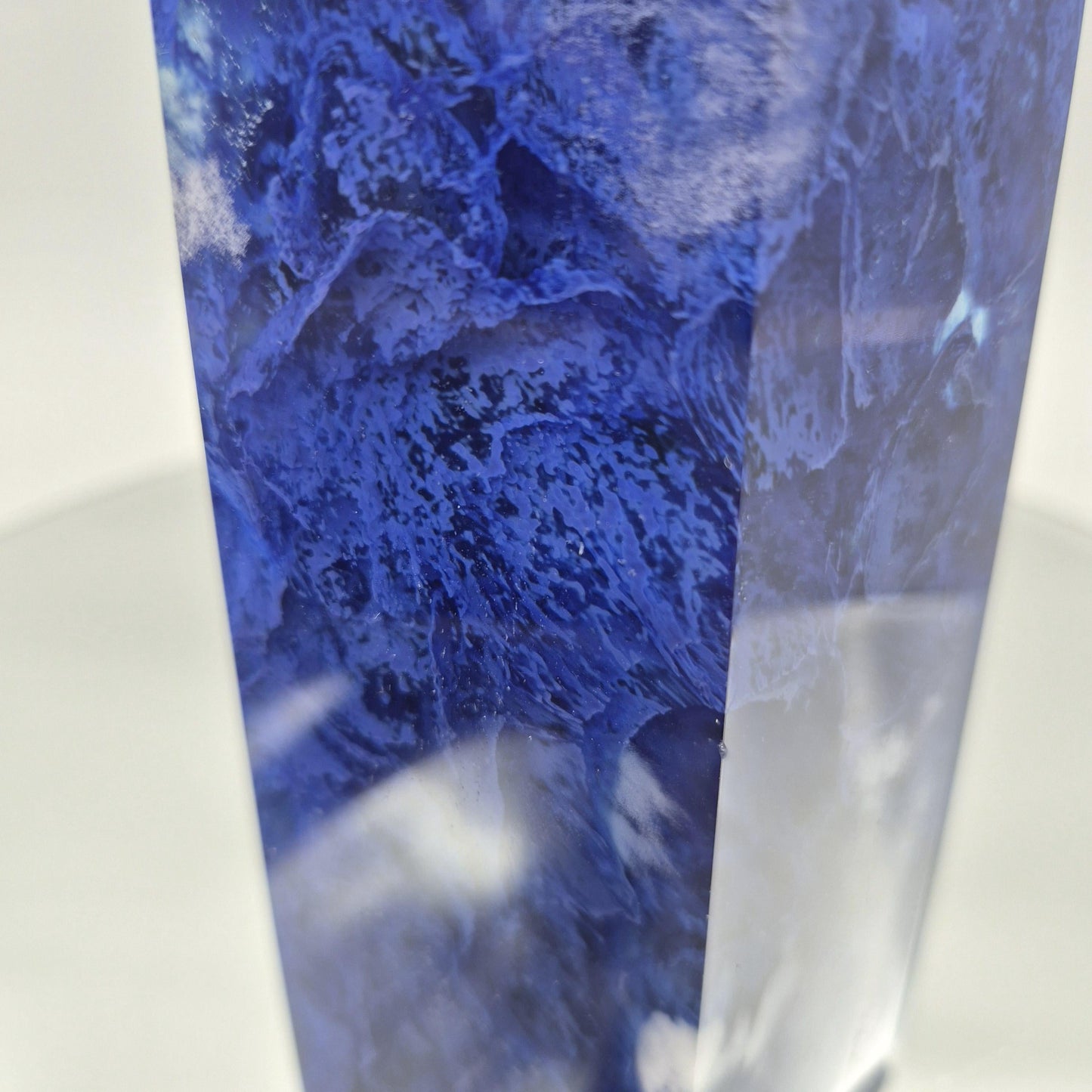 High Quality Blue Smelting Quartz Tower (Man-Made) – Also Known as Blue Goldstone Crystal Hoarder
