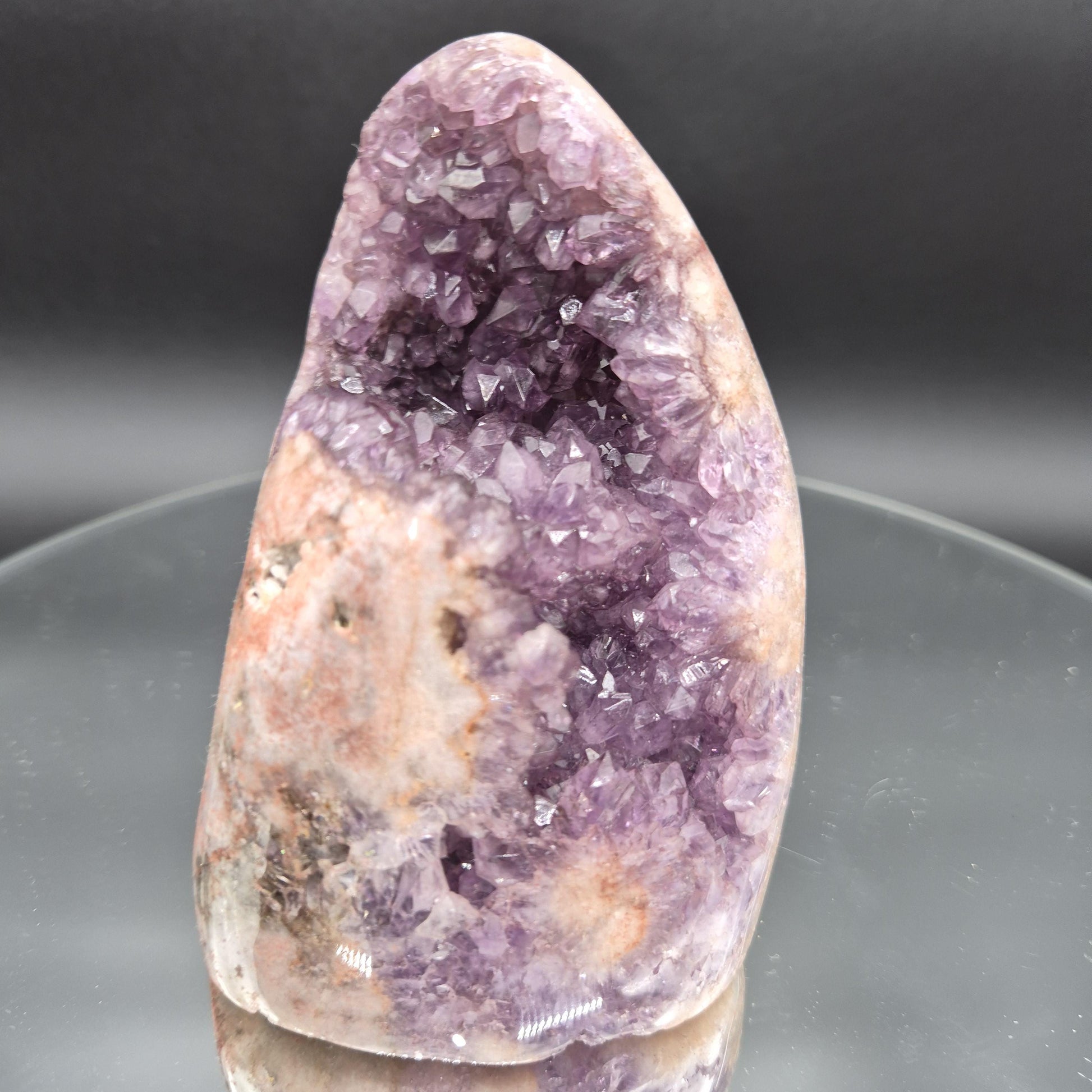 AAA+ Rare Bi-Color Purple Pink Amethyst Freeform Brazil 1.84 lbs 4.5x3.5x3 Collector Crystal Crystal Hoarder