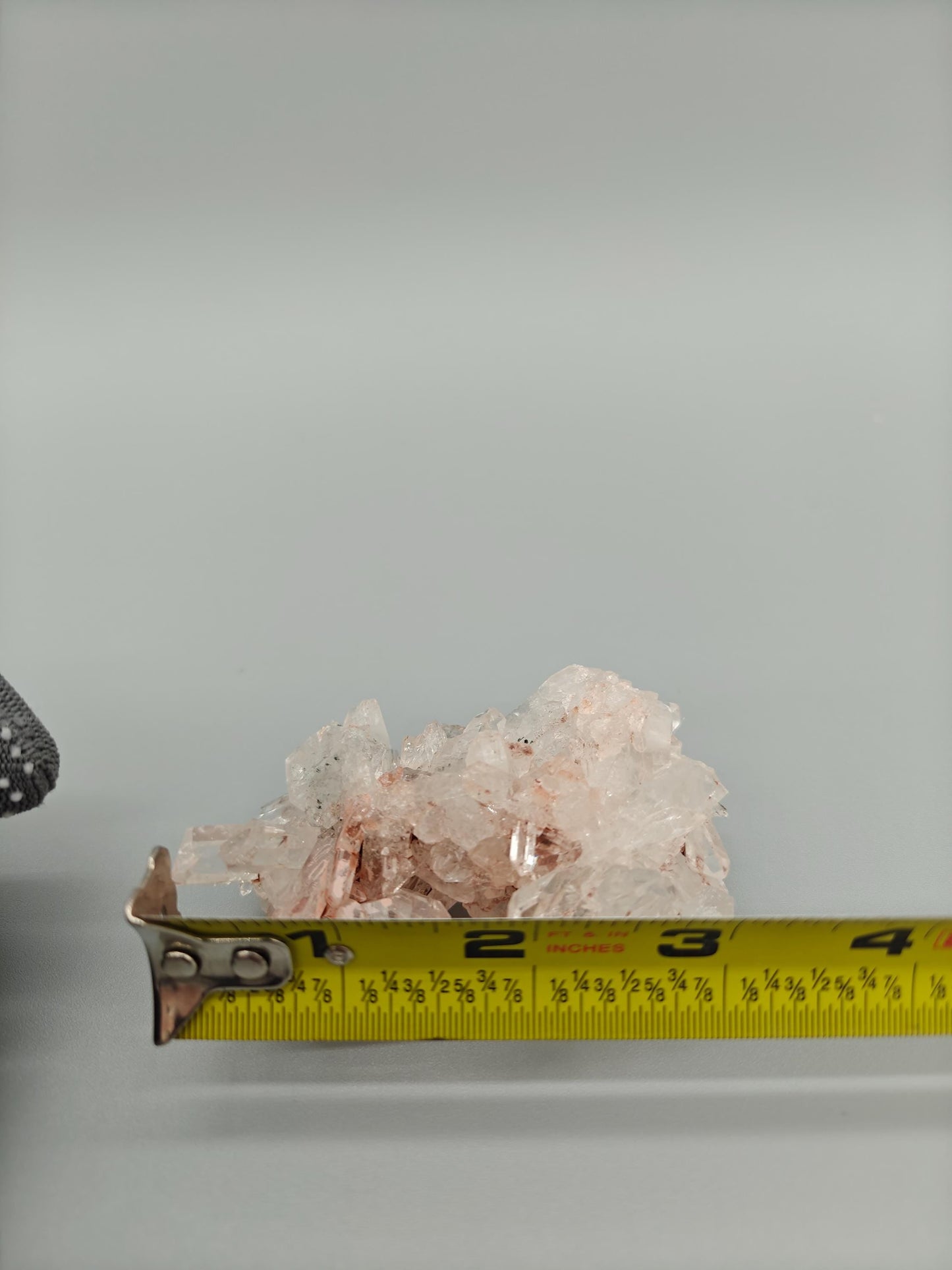 AAA+ Pink Lemurian Quartz Floater Cluster | Water Clear Perfect Points | Colombia Crystal Hoarder