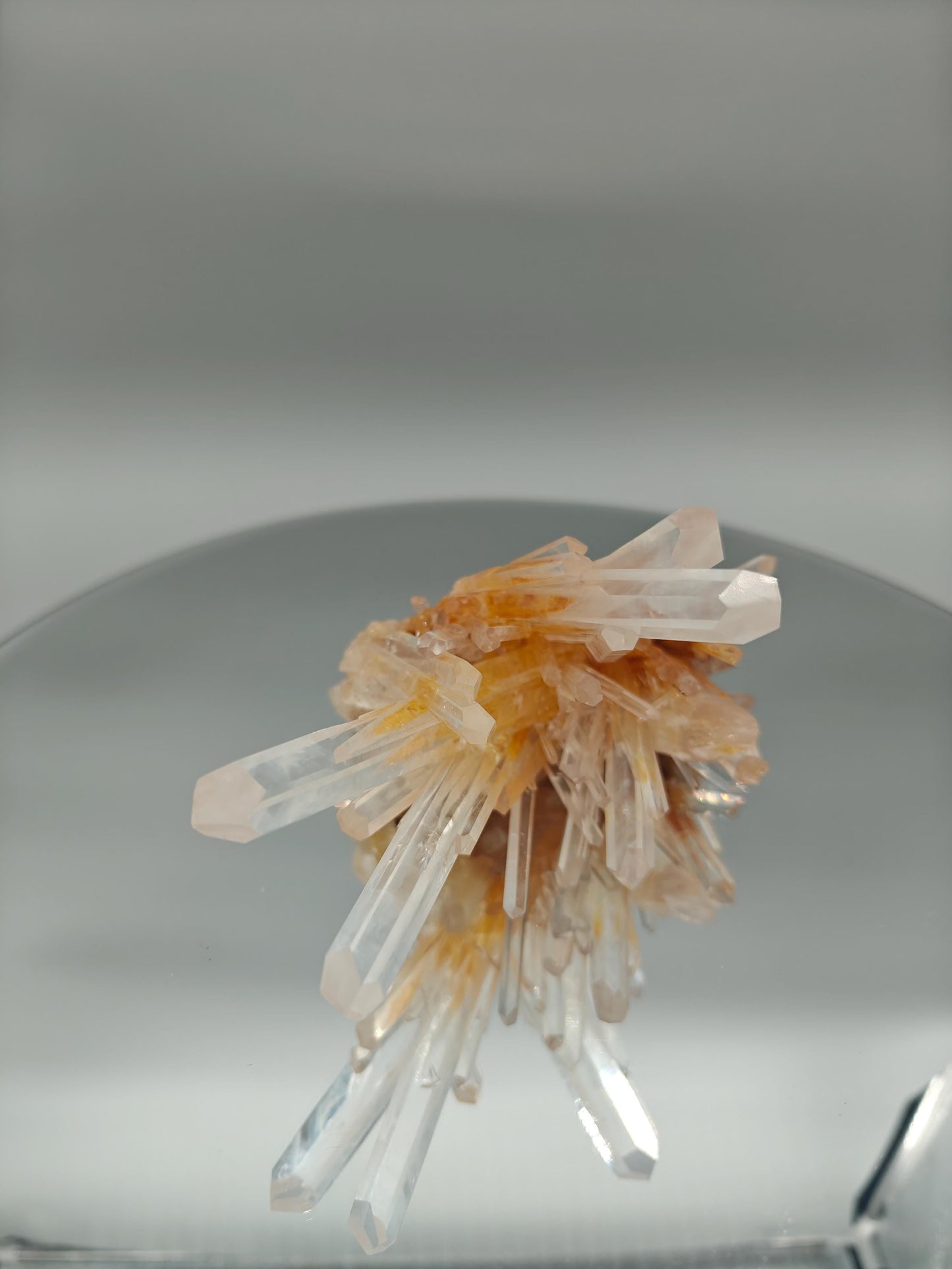 AAA+ Blue Smoke Golden Healer Lemurian Needle Cluster - Milton Mine, Colombia - 5 x 5in - 13.1 oz - Rare Crystal Specimen Crystal Hoarder