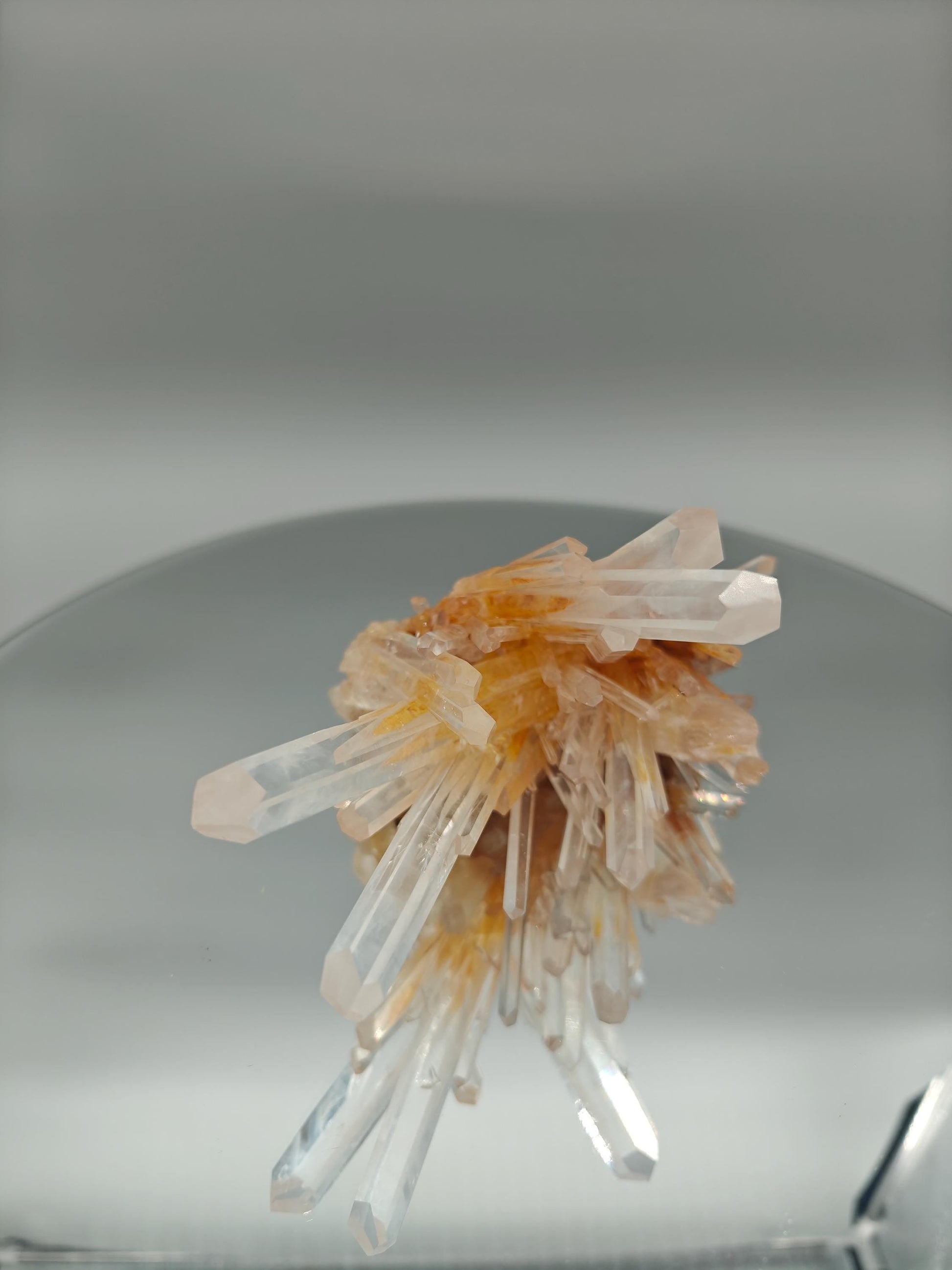 AAA+ Blue Smoke Golden Healer Lemurian Needle Cluster - Milton Mine, Colombia - 5 x 5in - 13.1 oz - Rare Crystal Specimen Crystal Hoarder
