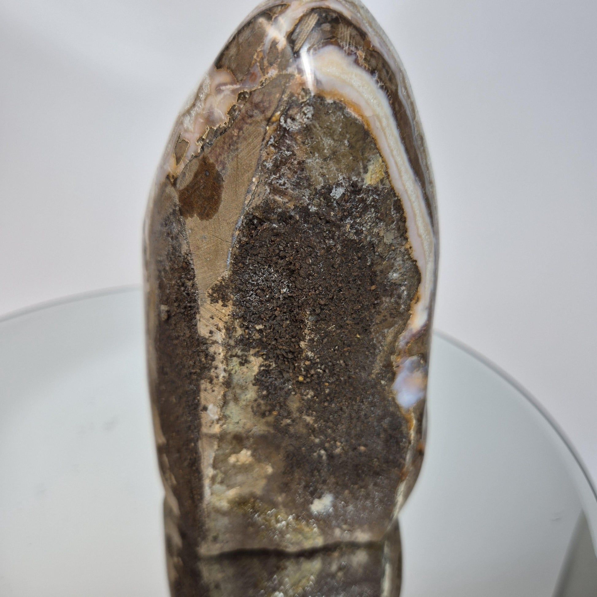 Rare Uruguay Citrine with Pink Stalactite Eyes & Pink Banding - Natural Collector Specimen, High Grade Crystal Display Crystal Hoarder