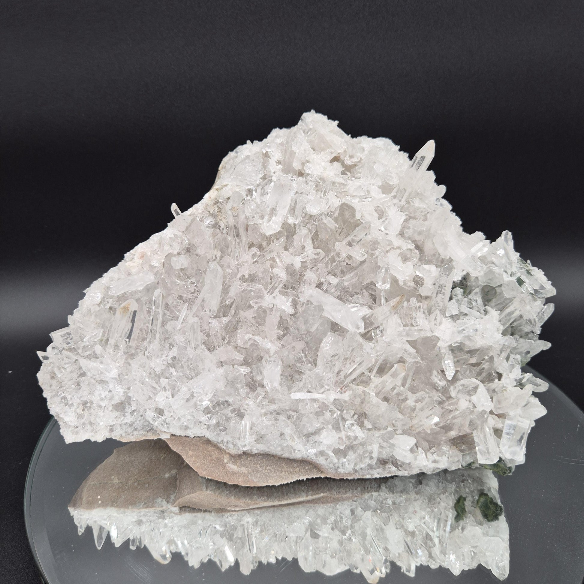 AAA+ Huge Lemurian Quartz Cluster Water Clear Points 10x8x6 10.75 lbs Colombia Crystal Hoarder