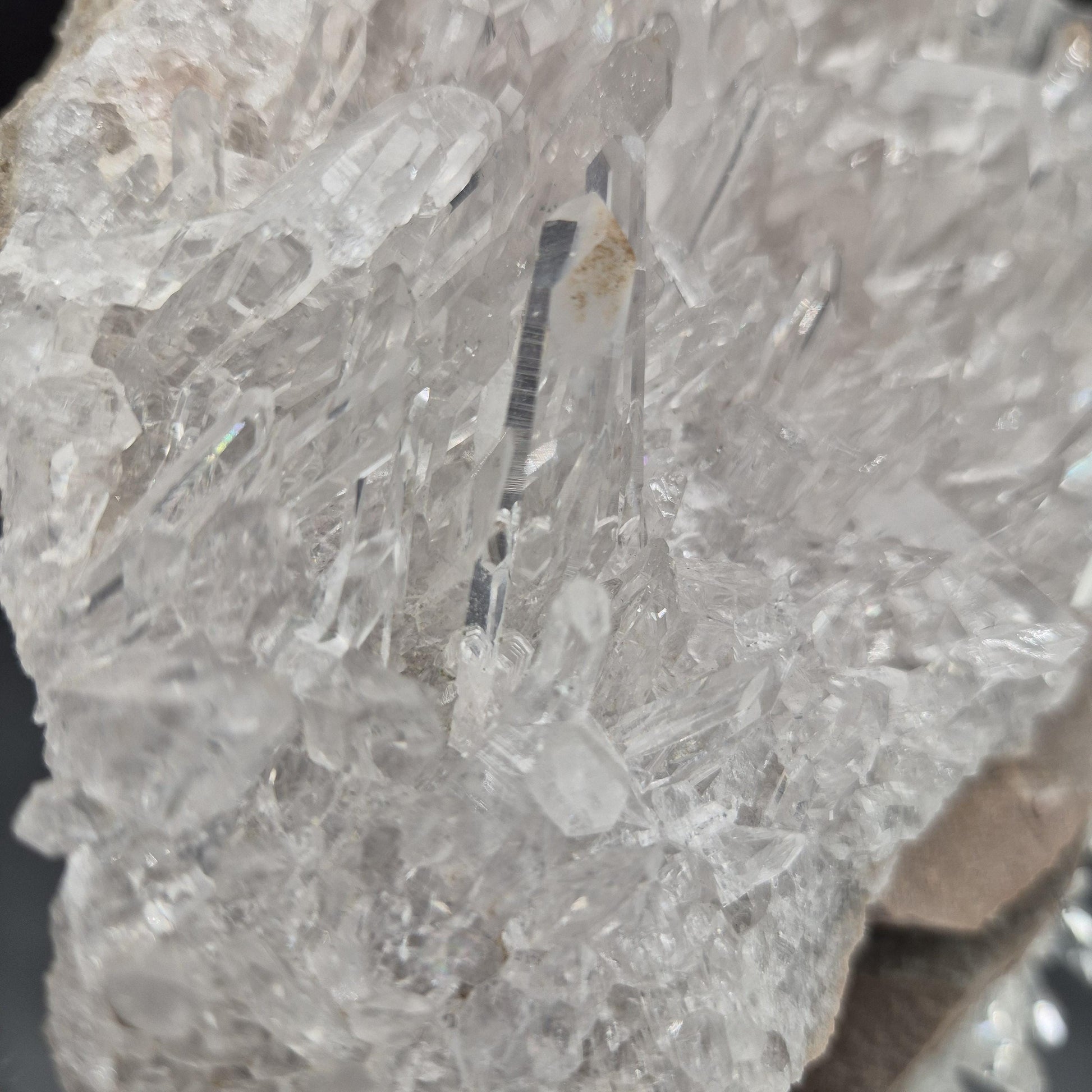 AAA+ Huge Lemurian Quartz Cluster Water Clear Points 10x8x6 10.75 lbs Colombia Crystal Hoarder