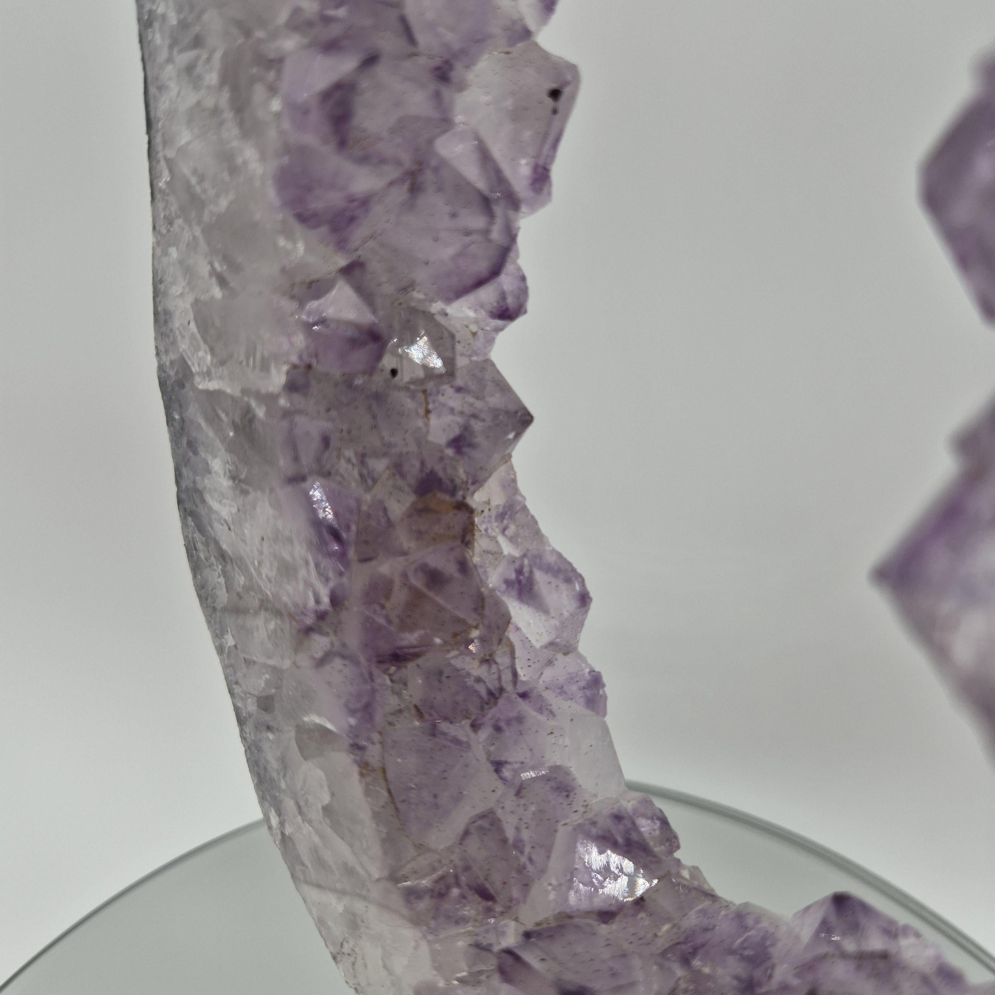 Amethyst Portal from Brazil - 16in Tall Natural Amethyst Crystal Portal | 7.14 lb Amethyst Specimen Crystal Hoarder