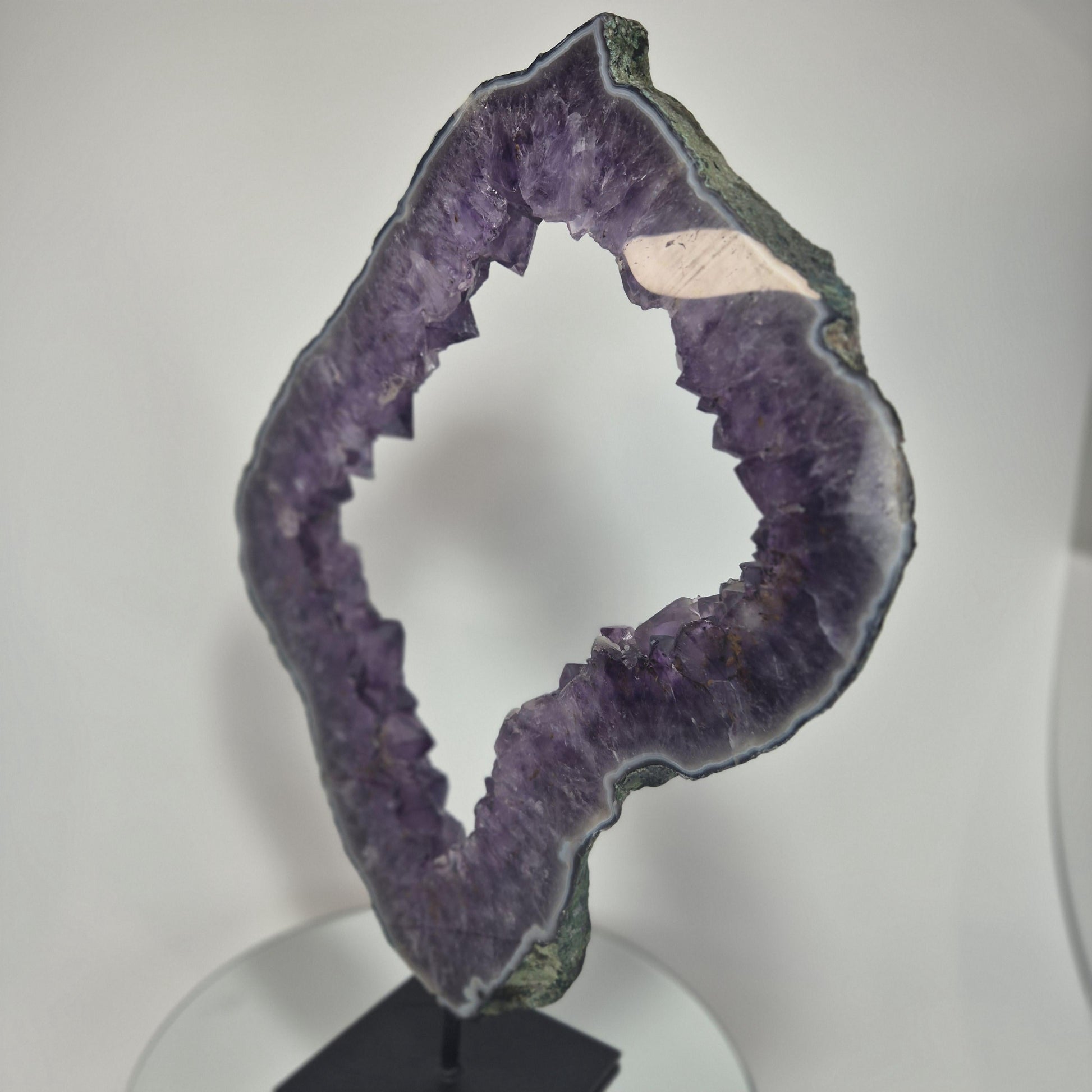 AAA+ Brazilian Amethyst Portal Crystal - Polished Gemstone Crystal Hoarder