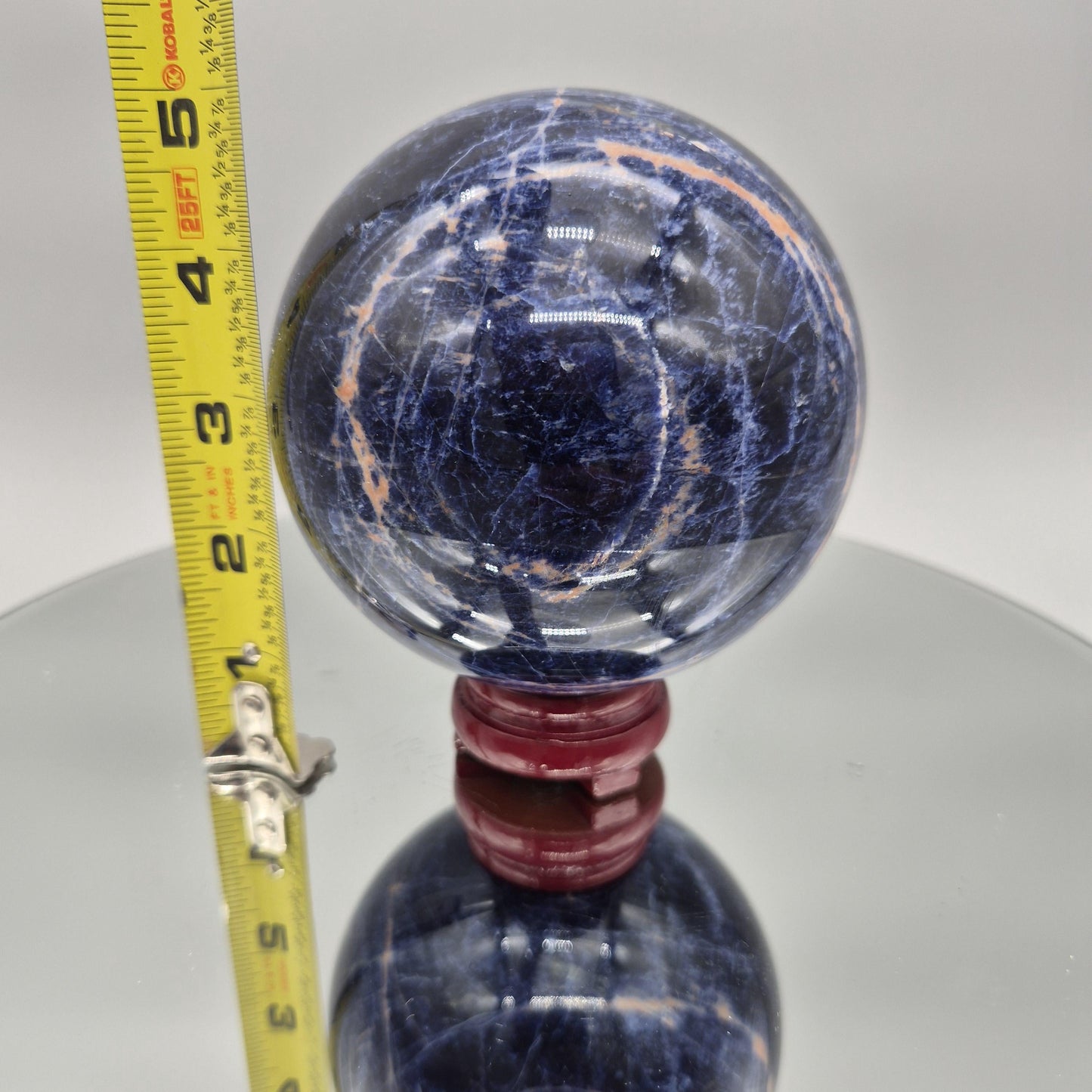 AAA+ Quality Dark Blue Sodalite Sphere – Deep Royal Blue Crystal Sphere Crystal Hoarder