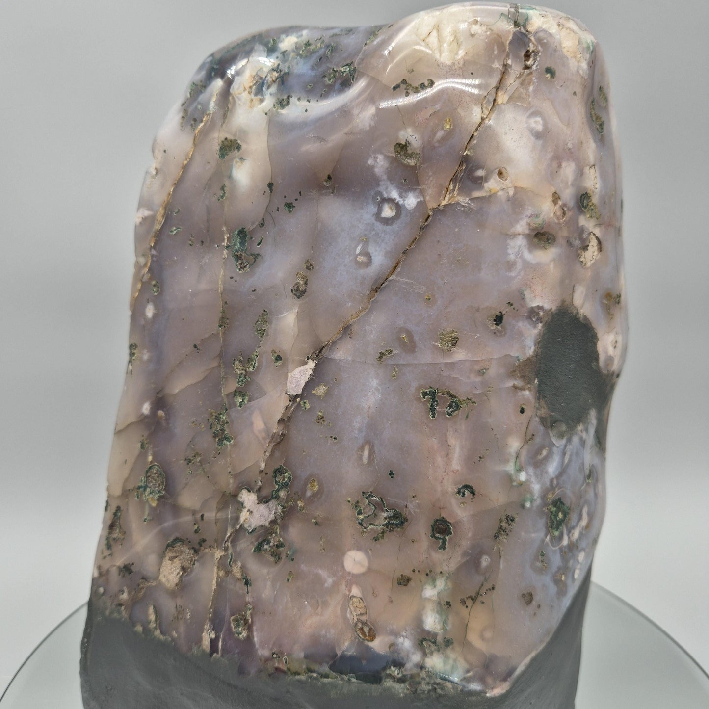 Polished Amethyst Cathedral - Brazil | 18.98 lbs | 10.5in Large Statement Crystal Geode Crystal Hoarder