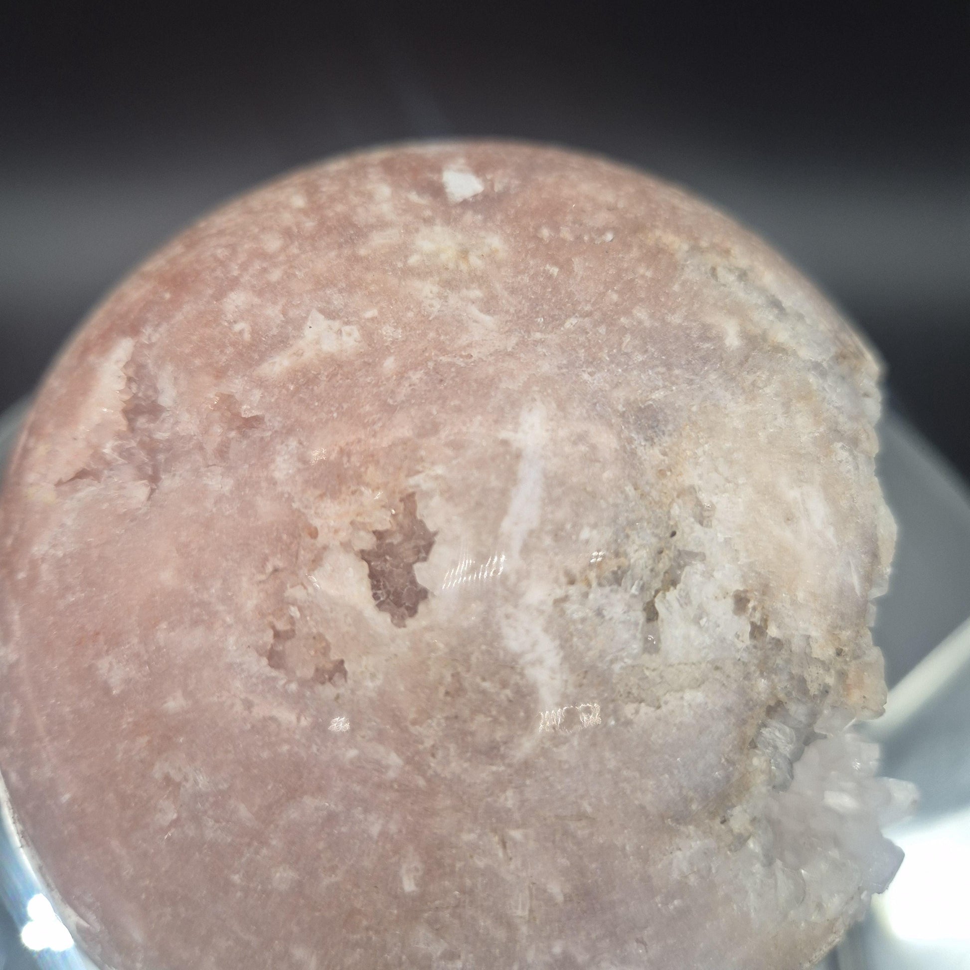 Huge AAA+ Pink Amethyst Sphere - 5 Inch (125mm) - 6.62 lbs - Brazil - Rare High-End Crystal Decor Crystal Hoarder