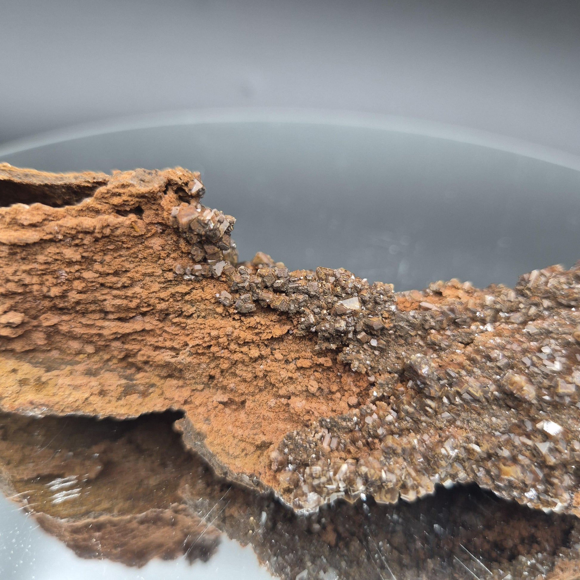 Rare AAA+ Red Sugar Diamond Calcite Crystal | Potosi Mine Mexico | 4 oz Crystal Hoarder
