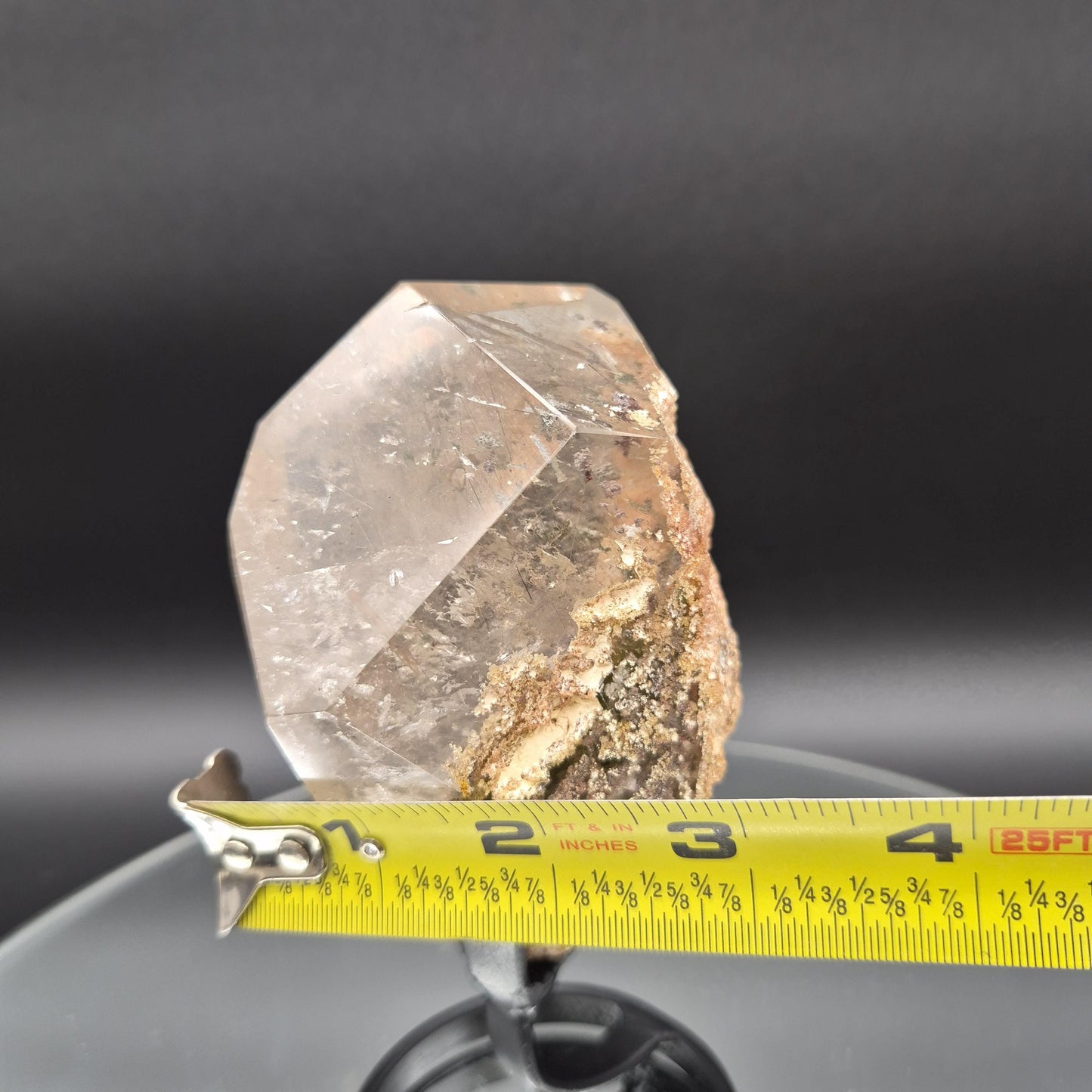AAA+ Light Smoky Quartz Garden Inclusion (Lodolite) - Brazil - 1.17 lbs - 6 x 3in - Scenic Phantom Quartz Crystal Crystal Hoarder
