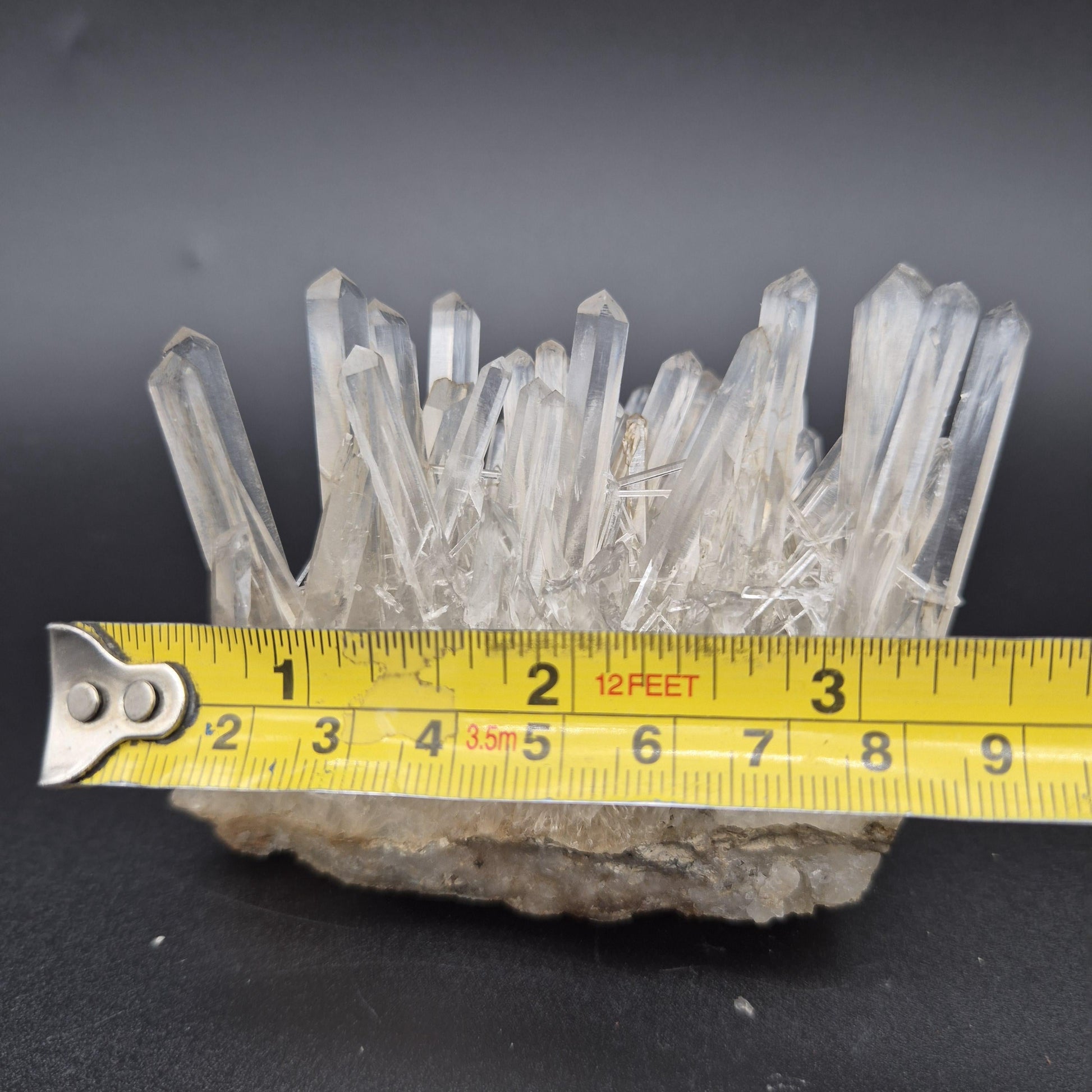 Rare AAA+ Temple Heart Starburst DOW Chrysanthemum Lemurian Quartz Cluster | Colombia | 9.28 oz Crystal Hoarder