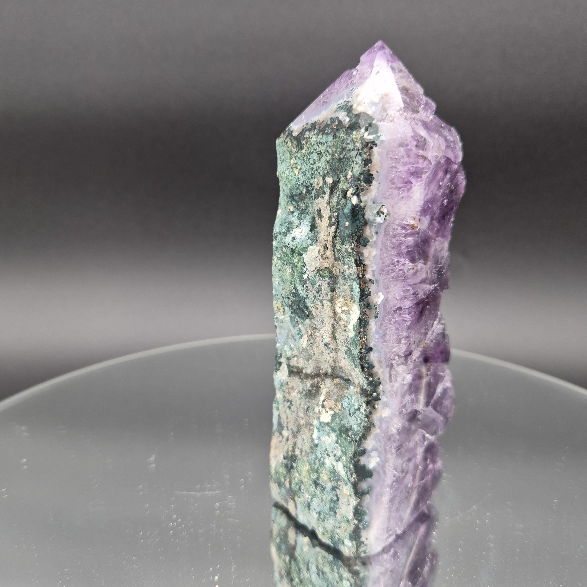 5.5 x 2 in AAA+ Raw Amethyst Tower - Brazil - 1.13 lbs - High-Quality Natural Purple Quartz Specimen - Collector Crystal Crystal Hoarder