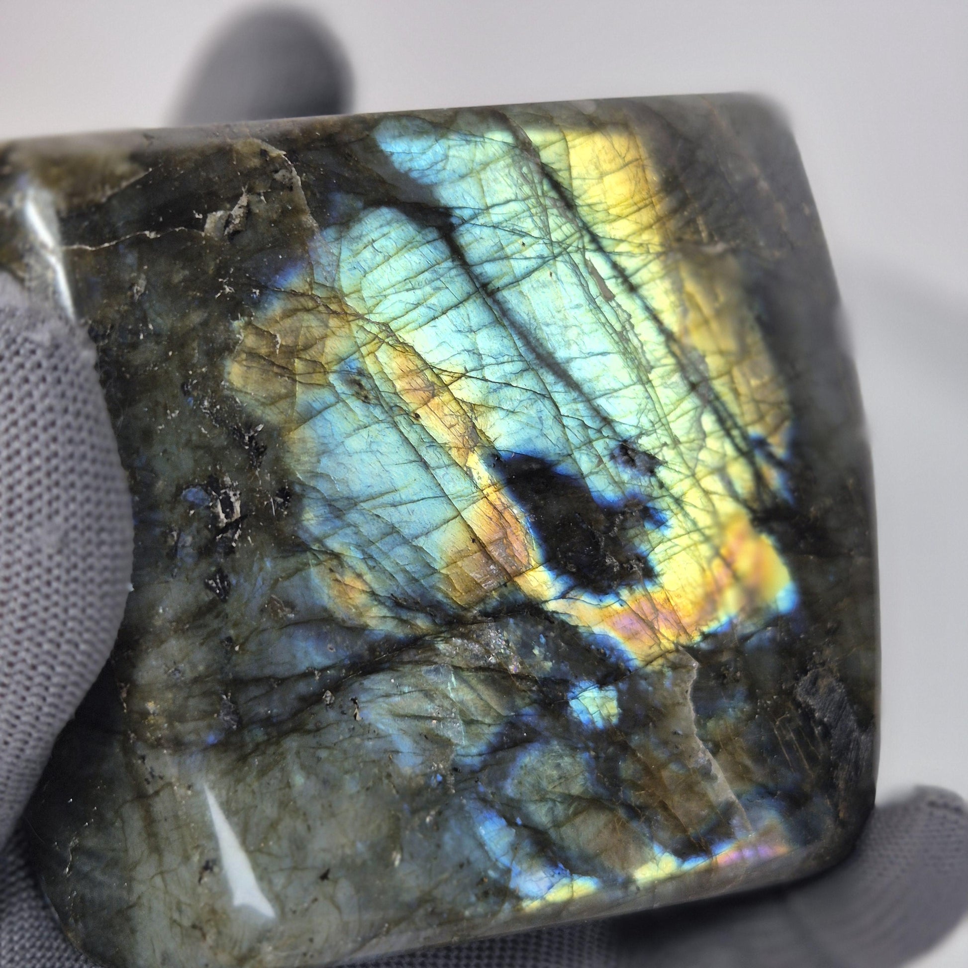 2.3 lb Labradorite Freeform - Strong Flash & Shimmer Crystal Hoarder