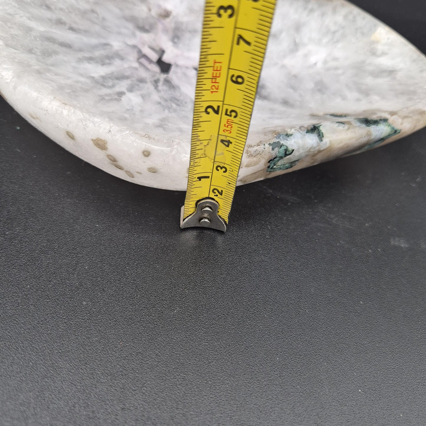 AAA+ Amethyst Quartz Jasper Bowl Brazil 8x7x1 2.94 lbs - Can be Backlit Crystal Hoarder